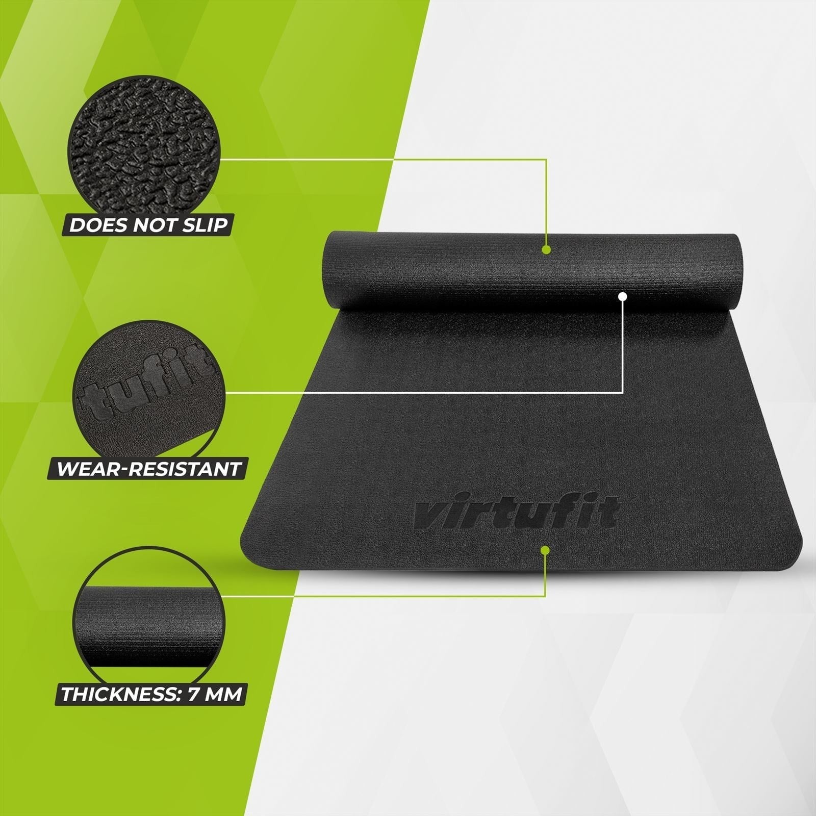 VirtuFit Universal Zemin Koruma Matı – 230 × 90 cm