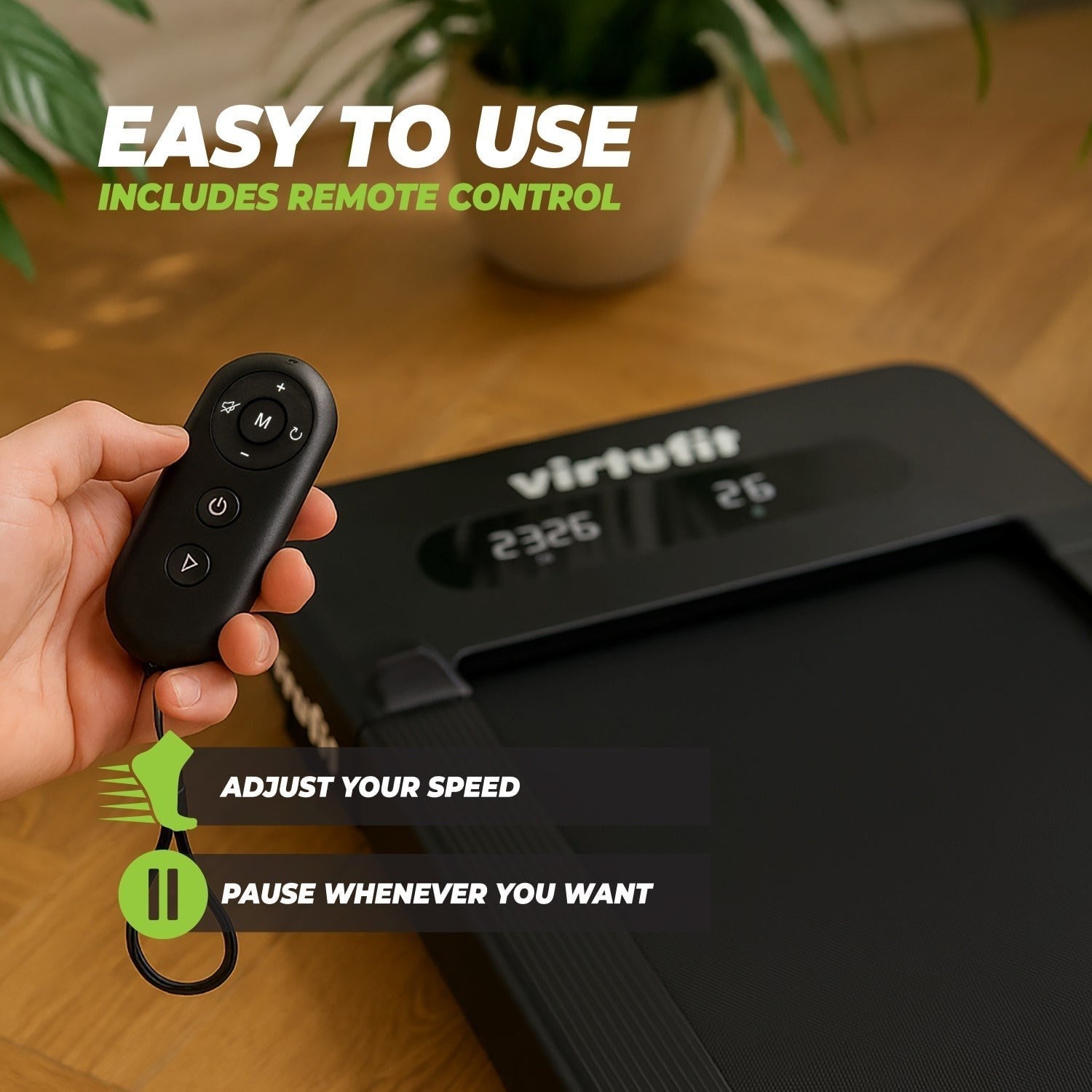 VirtuFit WP100 Walking Pad – Yürüyüş Bandı – 8 km/s – 12 Program