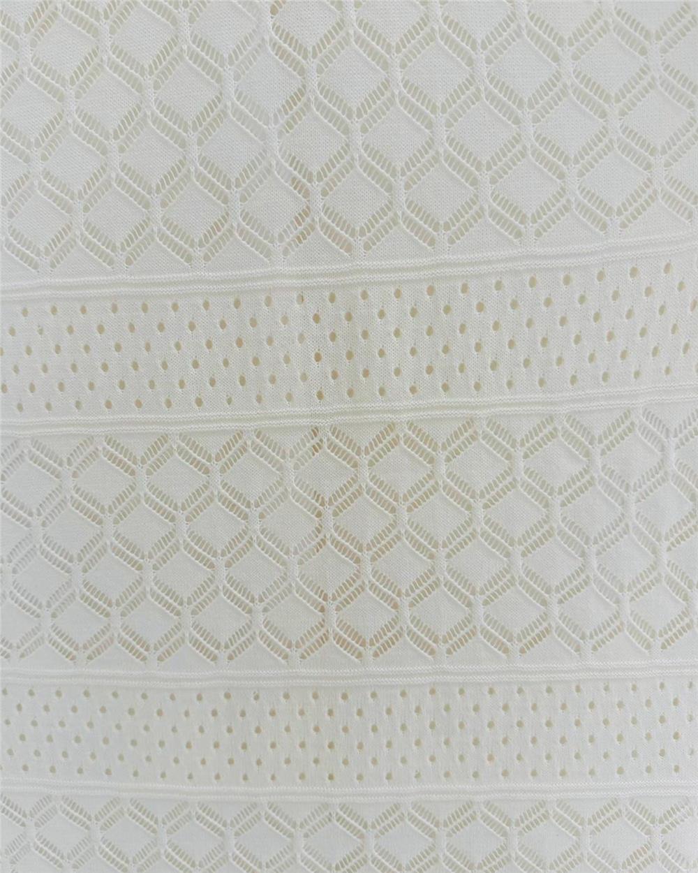 Ajurlu Desenli Triko Elbise -Ekru-109-9763-R07