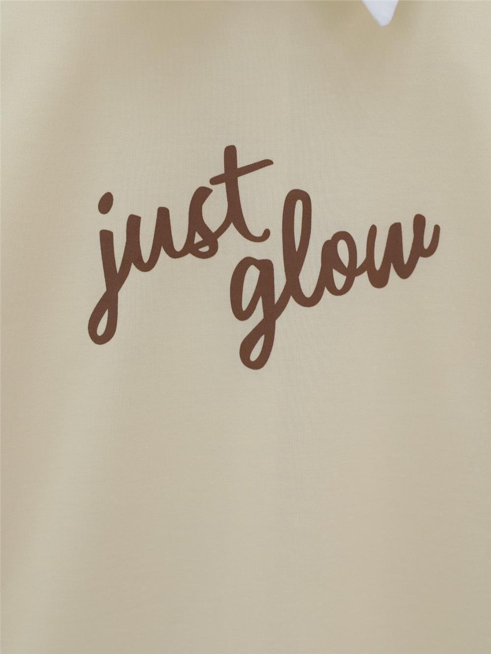 Printed Combed Cotton Sweat - Cream-153-0535-R28