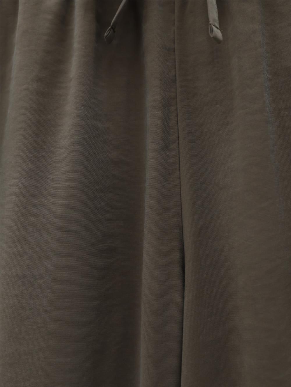 Beli Lastikli Bağcıklı Bol Paça Salaş Pantolon  -Kamuflaj-338-20646-R39