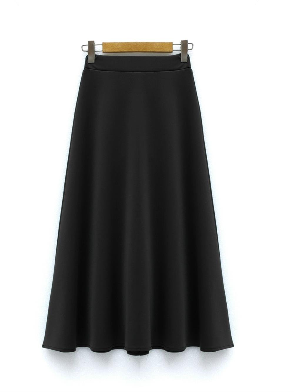 Overweight Sukuba Puff Skirt -Black-349-2060-R01