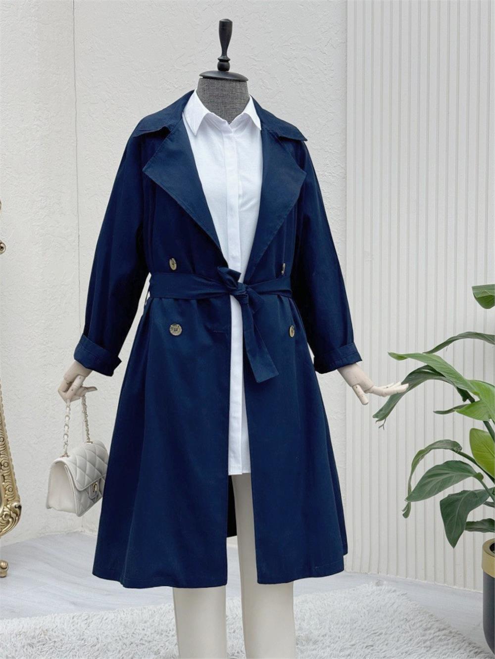 Bolero Detaylı Kemerli Araboy Trençkot -Laci-346-3019-R03