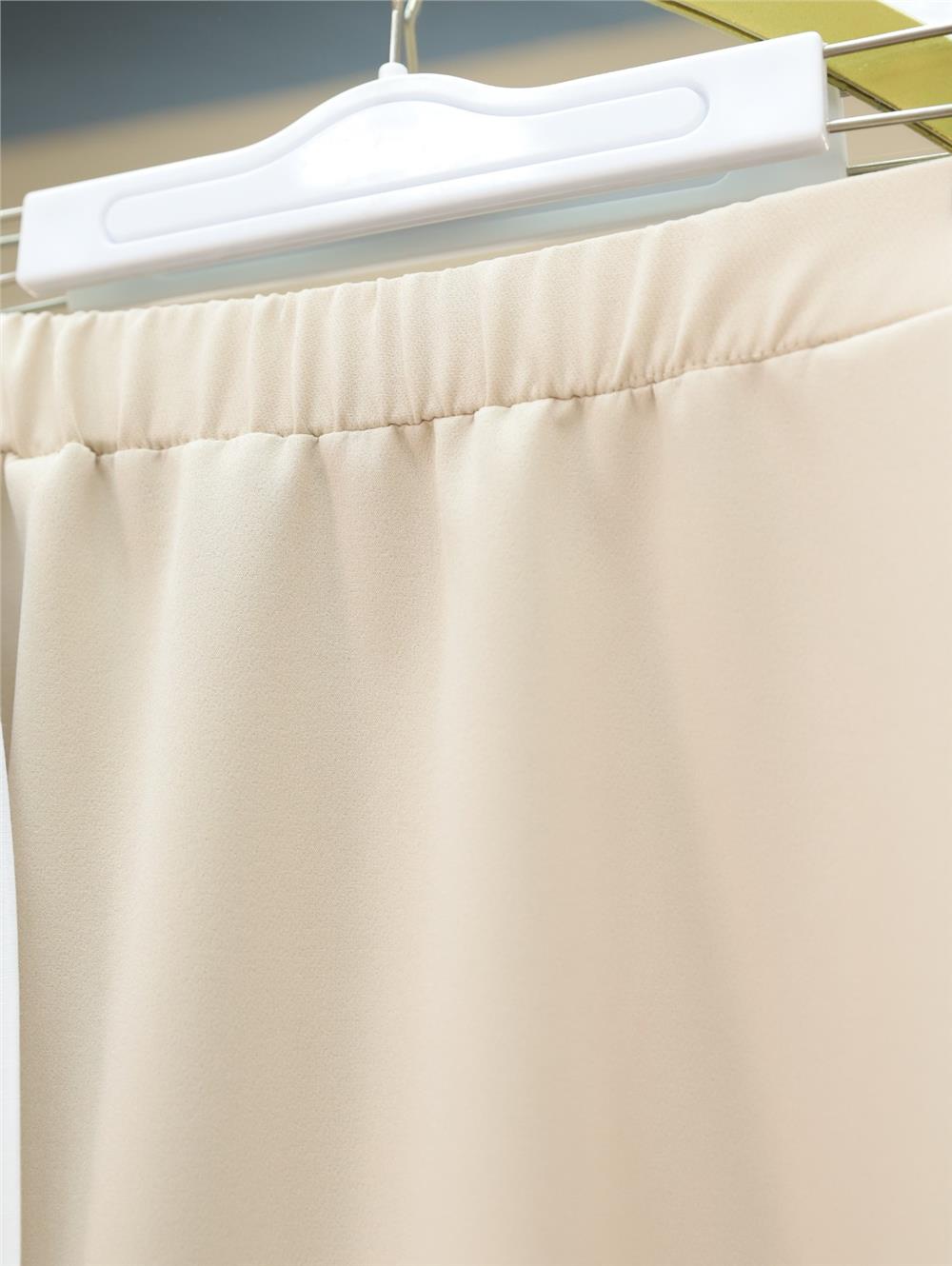Çapraz Düğmeli Yelekli Etekli Takım -Bej-349-6080-R56
