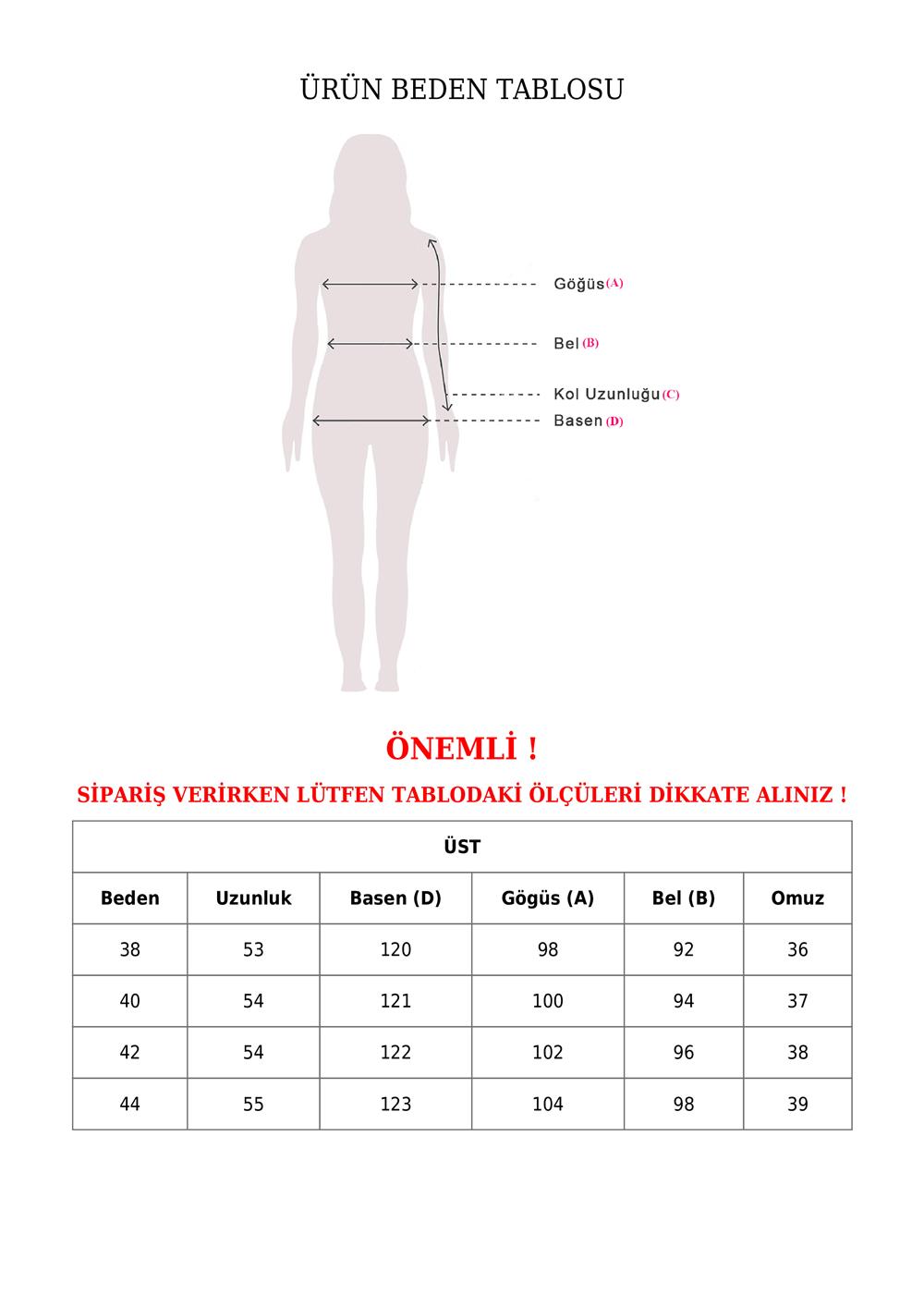 Çapraz Düğmeli Yelekli Etekli Takım -Bej-349-6080-R56