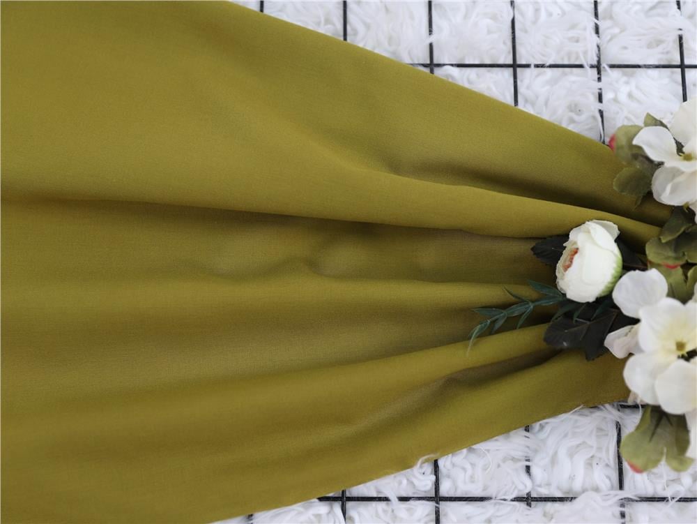 Plain Cotton Shawl -Oil Green-287-0775-R72