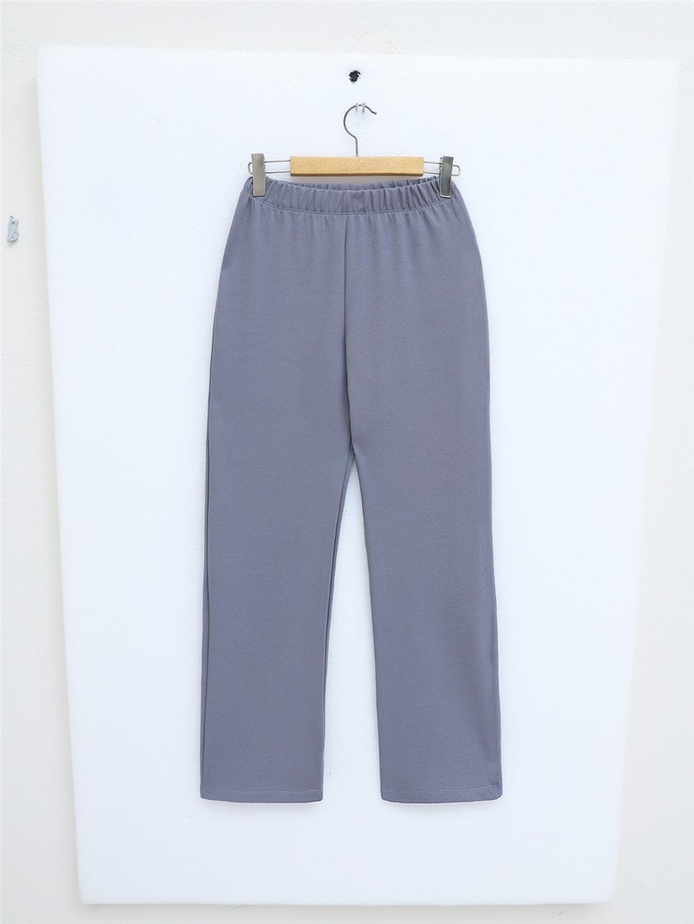 Judge Collar Front Stone Detailed Trousers Suit - Gray-349-5019-R11