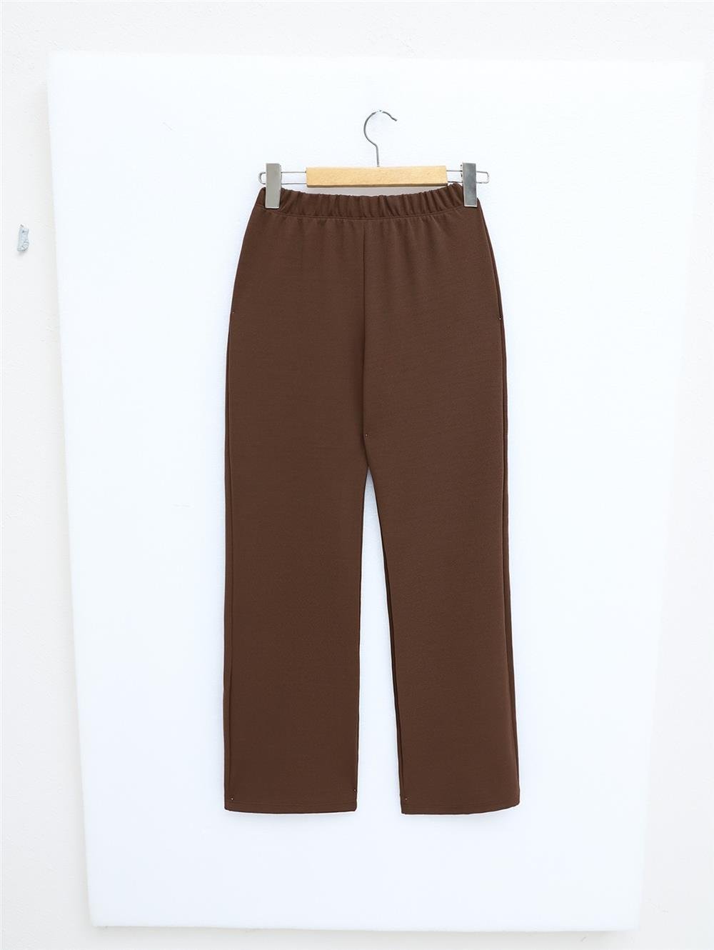 Judge Collar Front Stone Detailed Trousers Suit - Brown-349-5019-R15