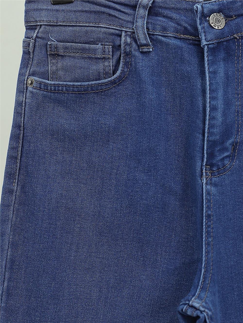 İspanyol Paça Yüksek Bel Kot Pantolon   -Laci-136-2307-R03