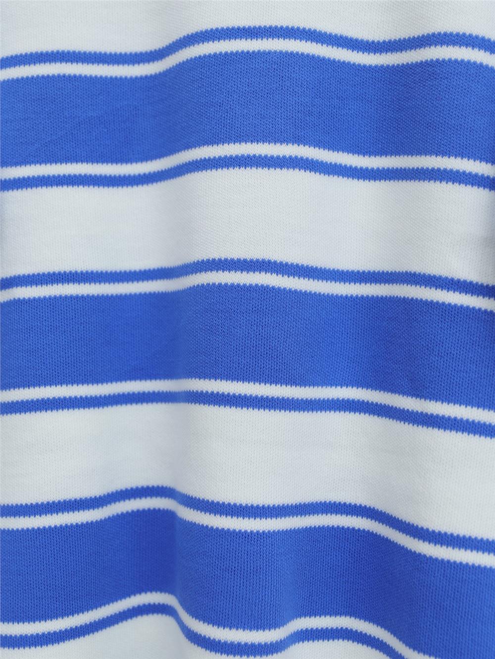 Thick Striped Loose Knitwear Tunic -Blue-109-1021-R31