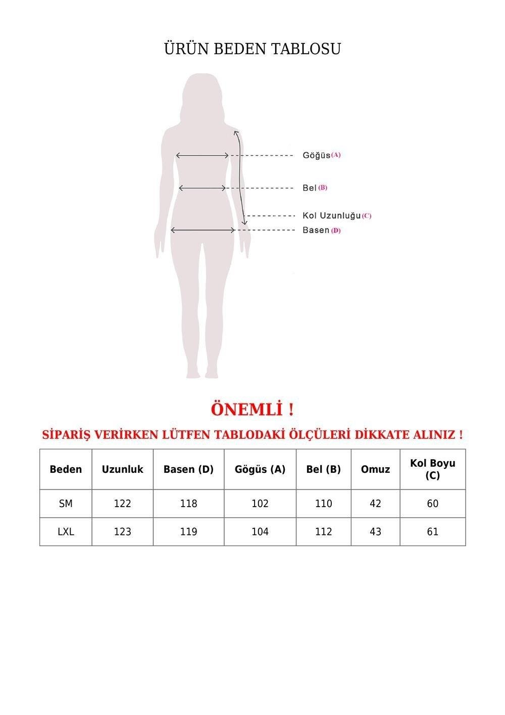 Kapşonlu Zincir Detaylı Düğmeli Kapitone Kap -Kahve-111-50771-R15
