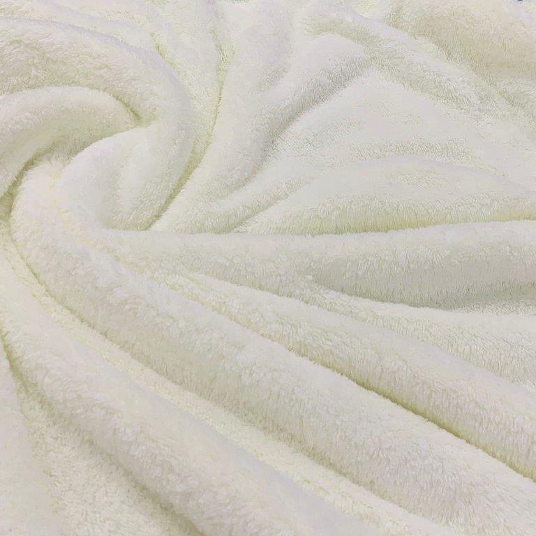 Krem Renk Polar Bebek Battaniyesi 100x110cm - Kışlık Bebek Battaniyesi-KM-138339-R28