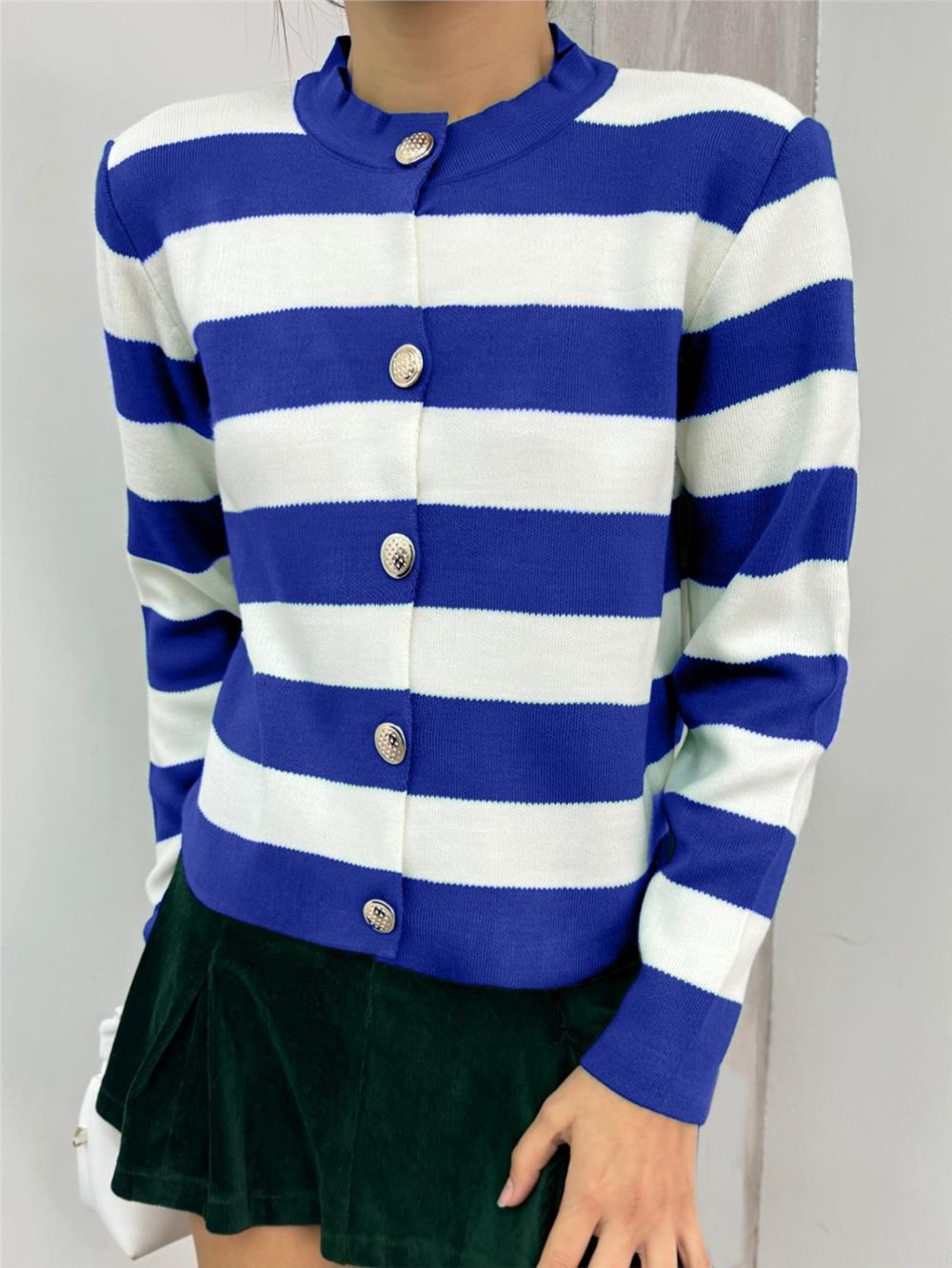 Ringelli Metal Buttoned Short Cardigan - Saks-109-1032-R10