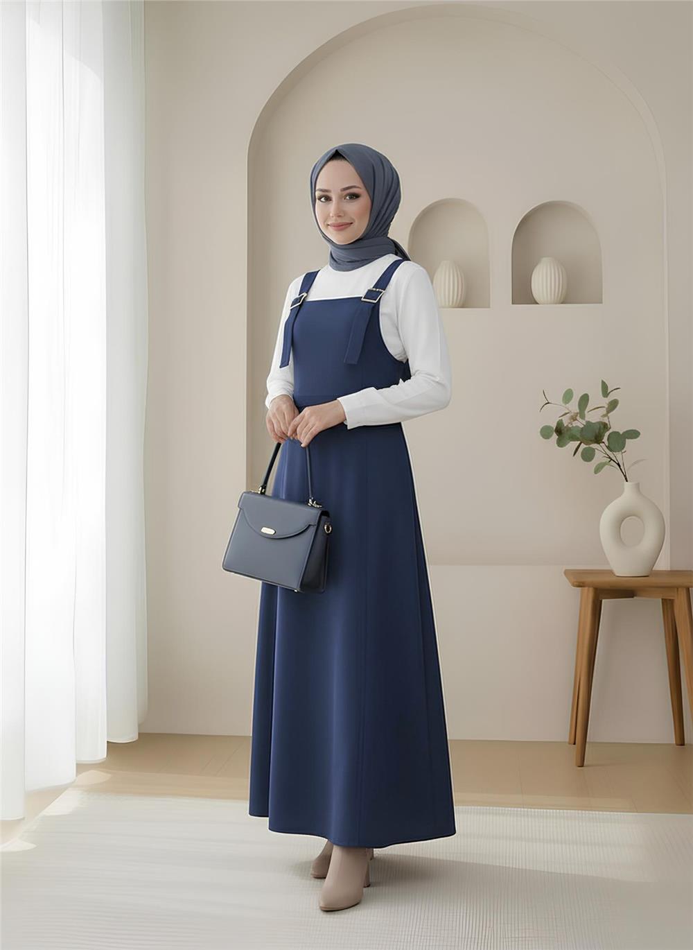 Yarım Fermuarlı Gabardin Jile  -Laci-362-4289-R03