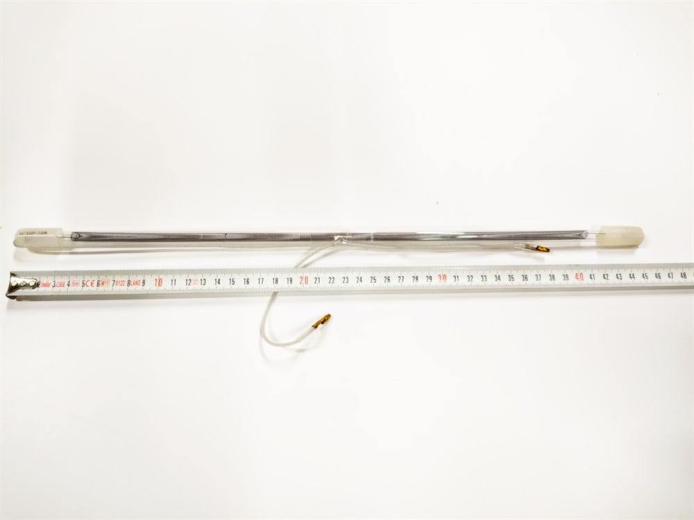 18 inc 220V 200W Cam Tüp Isıtıcı Rezistansı