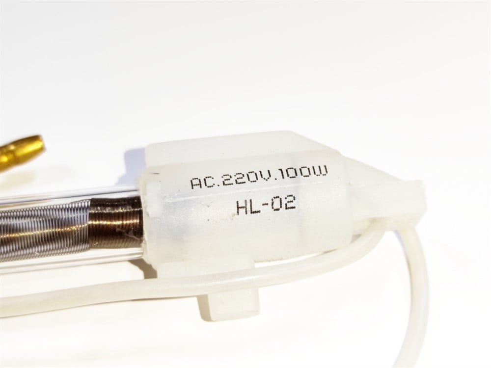 8inc 220V 100W Cam Tüp Isıtıcı Rezistansı