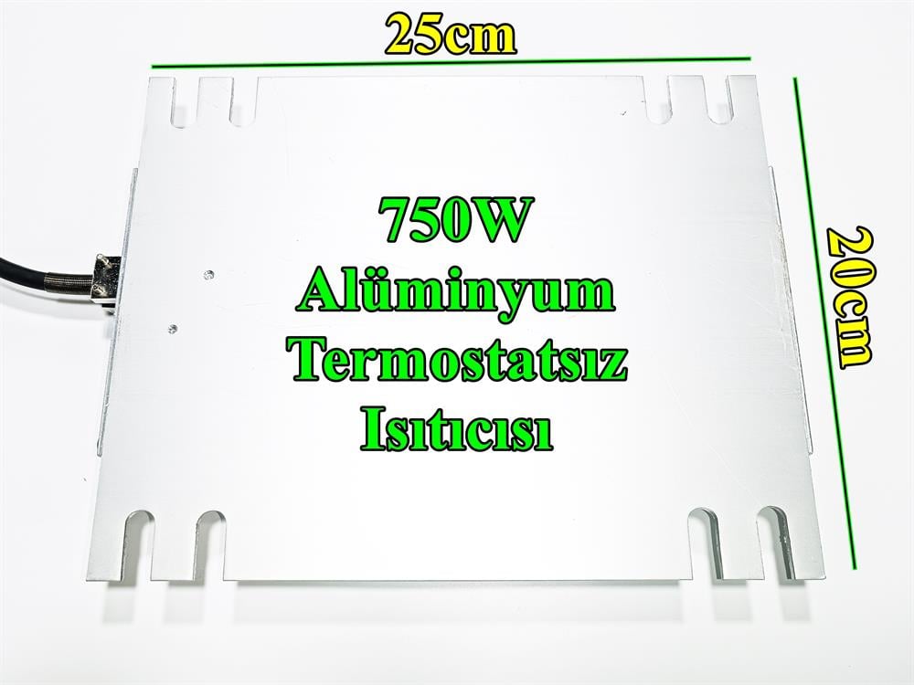 Açık Büfe Chafing Dish Reşo Rezistans 750W 25x20cm Alüminyum Termostatsız R1030
