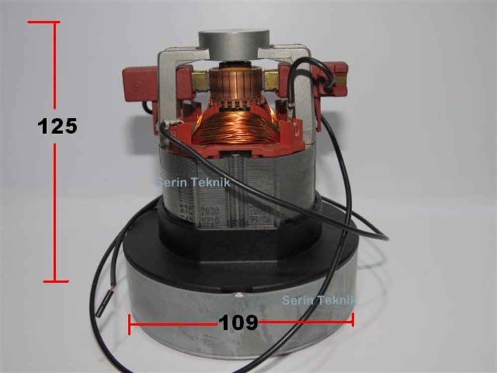 Ametek İtalyan 220V Tek fan Elektrikli Süpürge Motoru