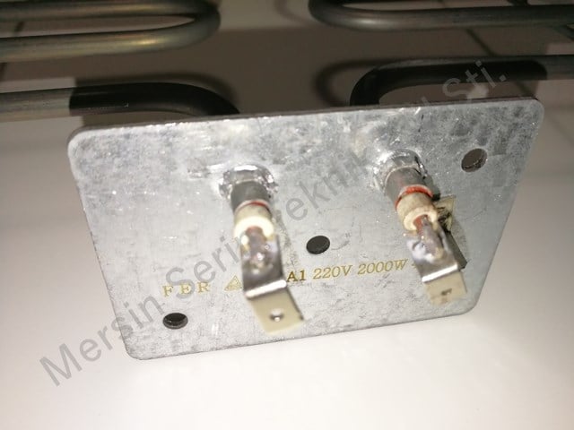 BARBEKÜ ISITICI REZİSTANSI 220V 1000W (BÜYÜK FLANS)