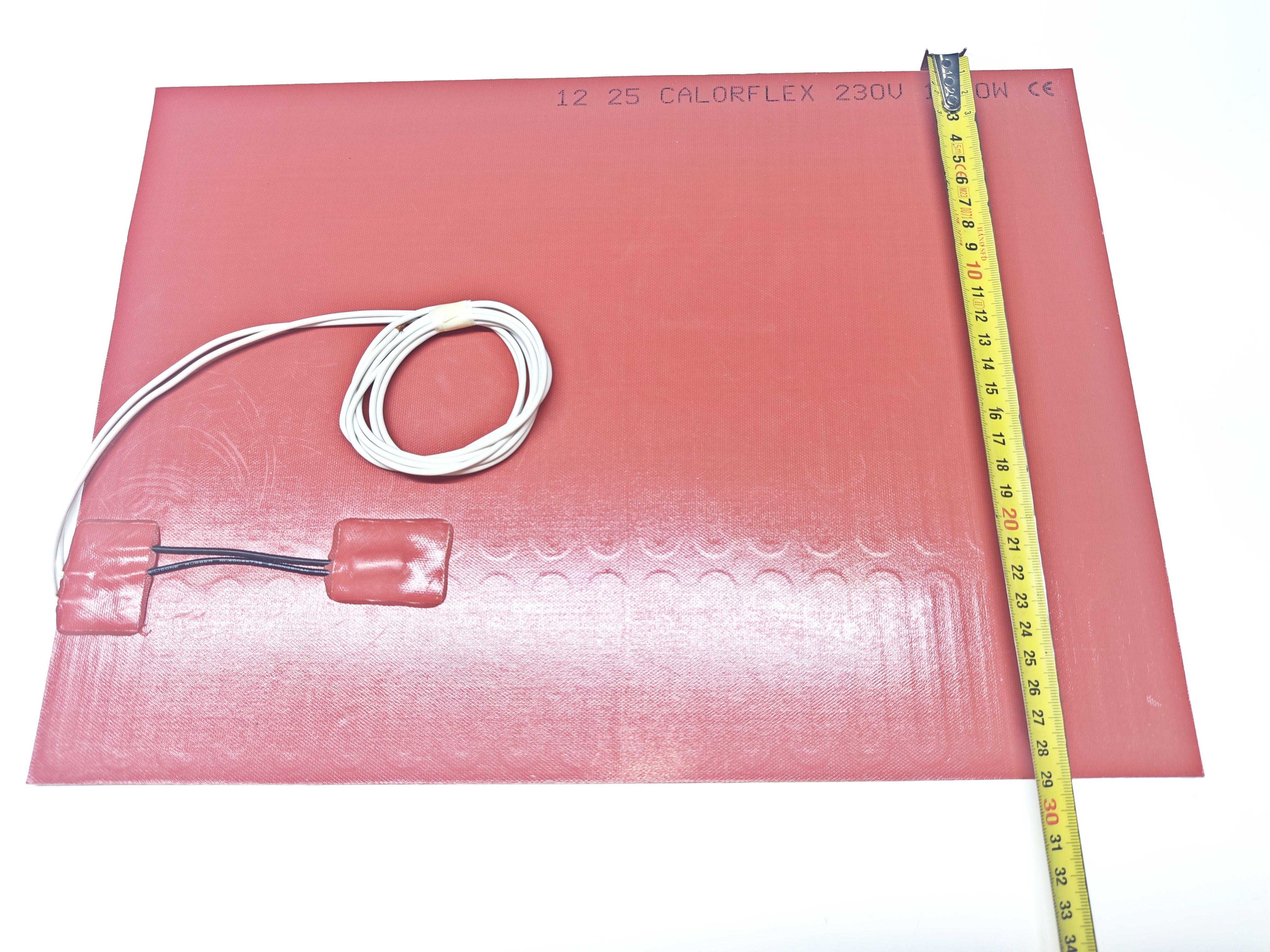 Calorflex İtalyan Açık Büfe Silikon Rezistans 400x290 mm 230V 1200W Yapışkanlı Termikli Isıtıcı