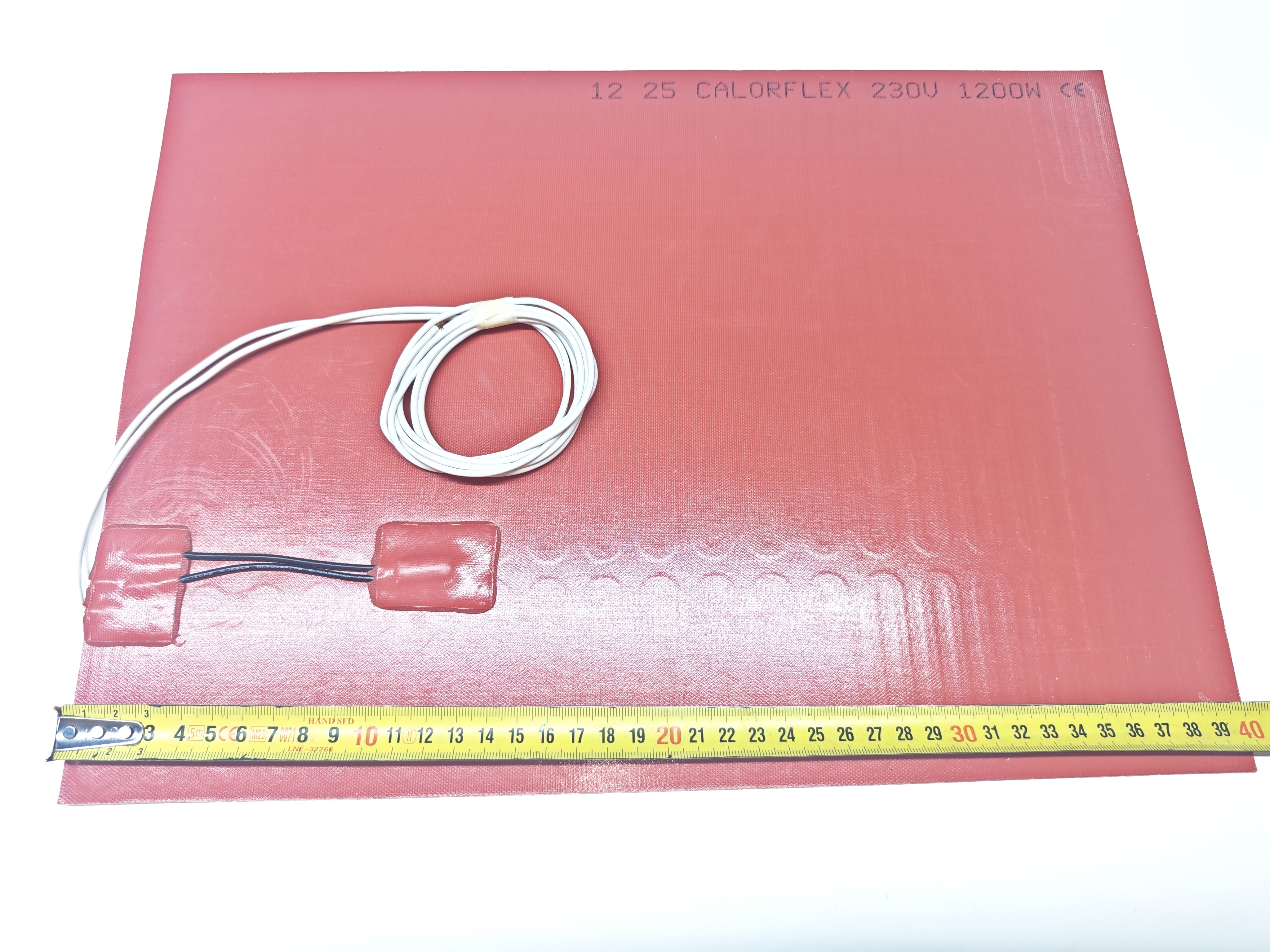 Calorflex İtalyan Açık Büfe Silikon Rezistans 400x290 mm 230V 1200W Yapışkanlı Termikli Isıtıcı