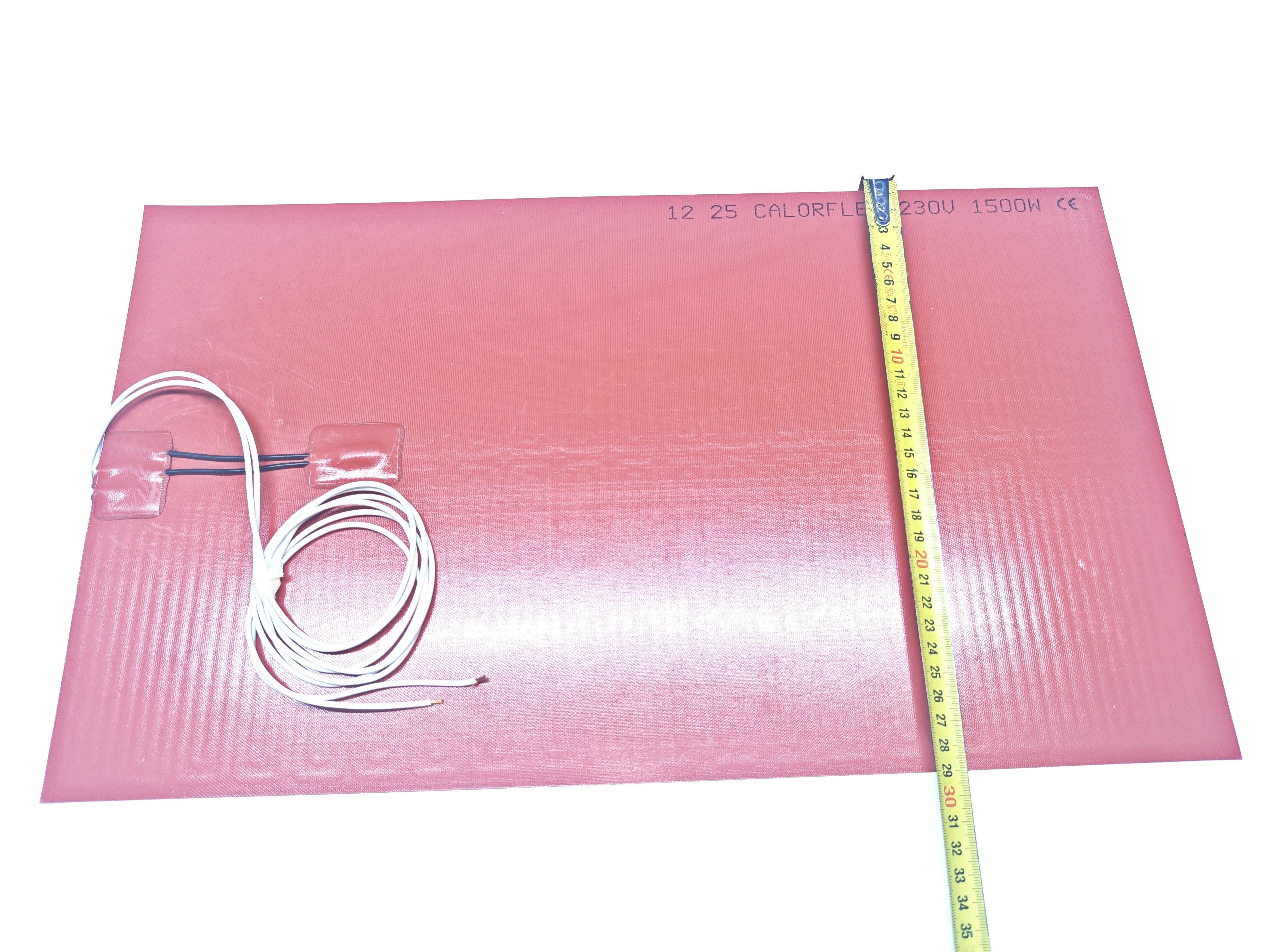 Calorflex İtalyan Açık Büfe Silikon Rezistans 500x290 mm 230V 1500W Yapışkanlı Termikli Isıtıcı