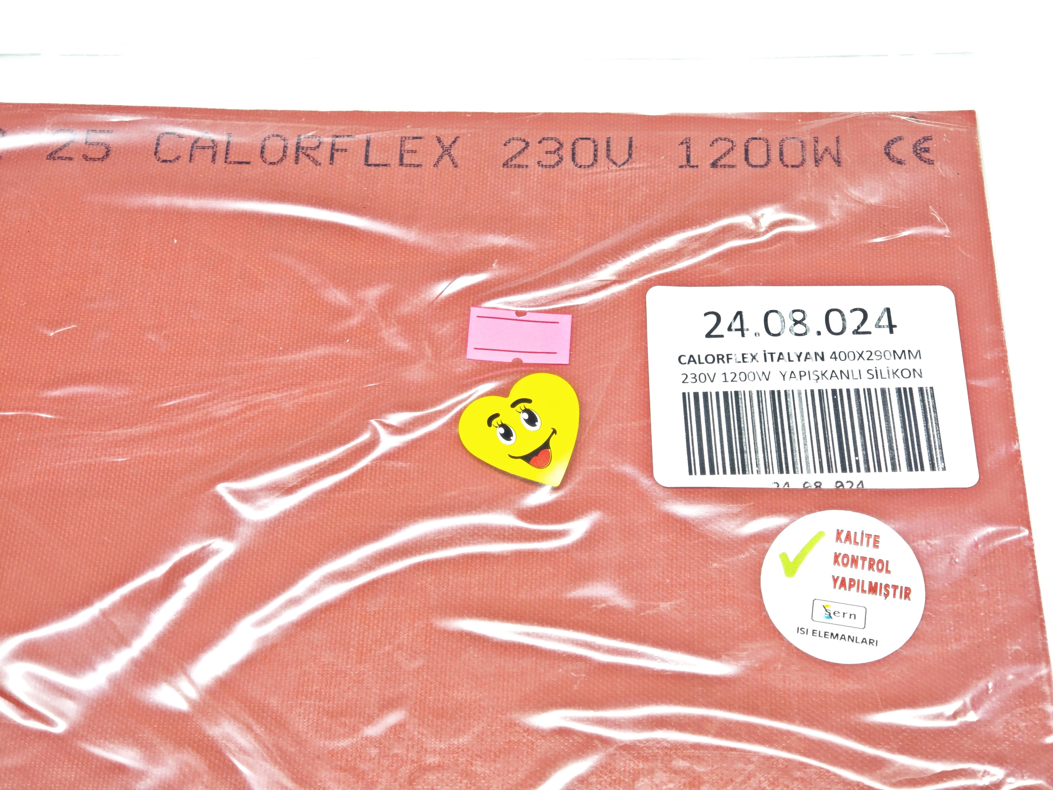 Calorflex İtalyan Açık Büfe Silikon Rezistans 400x290 mm 230V 1200W Yapışkanlı Termikli Isıtıcı
