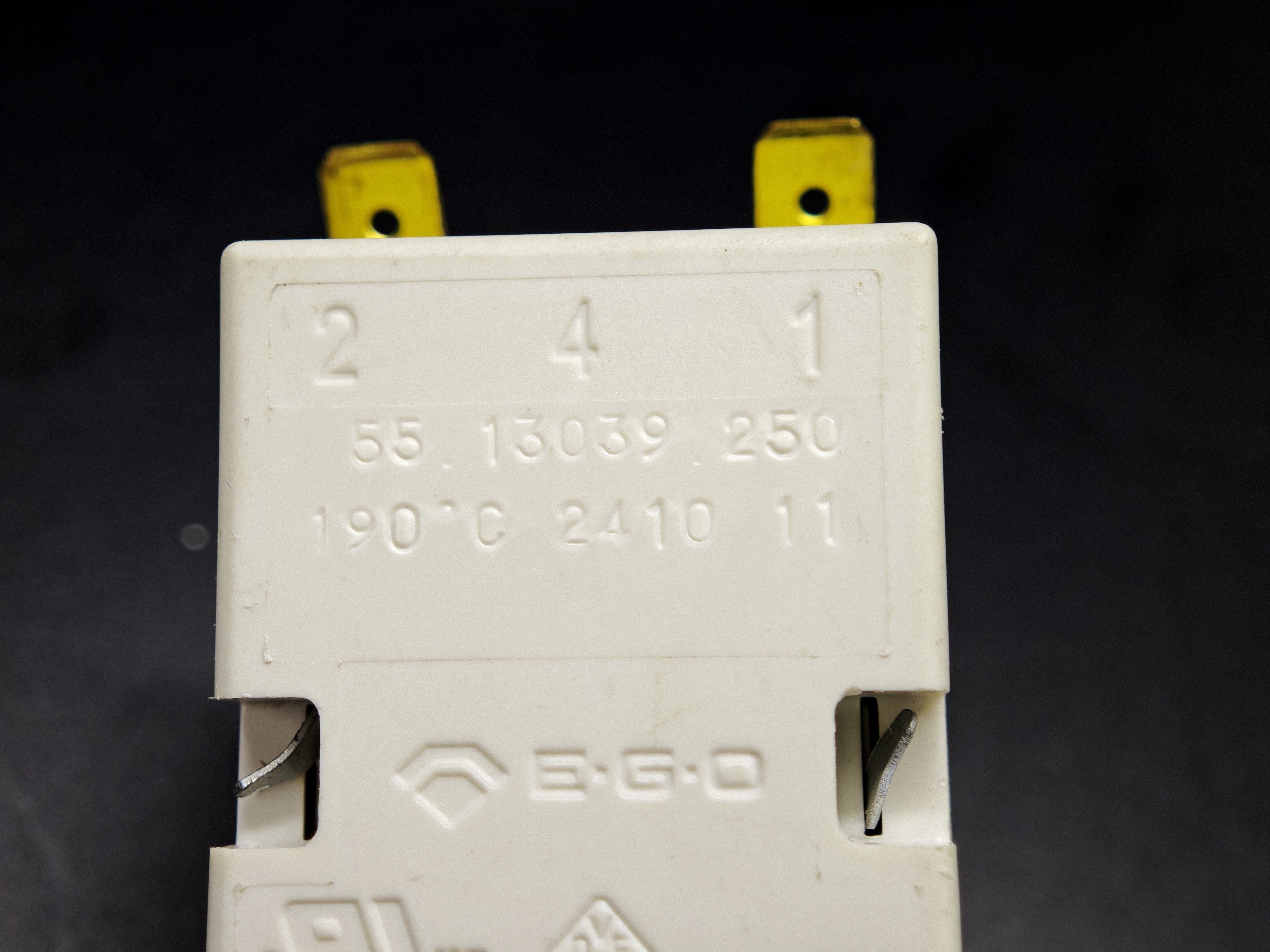 EGO 55.13039.250 Kapiler Termostat 100-190 C 1980 mm Monofaze Sanayi Tipi Fırın Fritöz Rezistans Termostatı