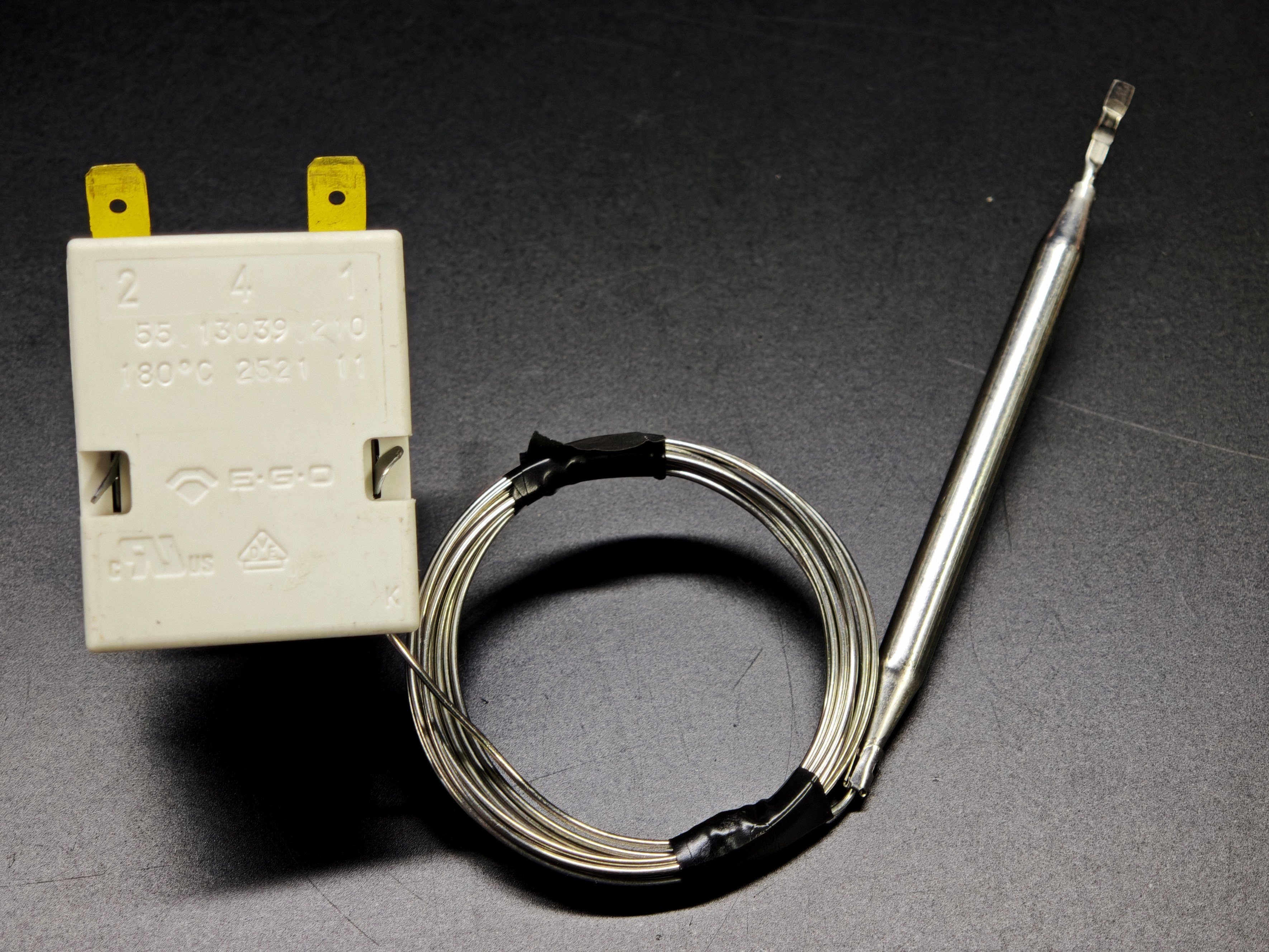 EGO 55.13039.210 100-180°C Monofaze Termostat 1980mm Kapiler