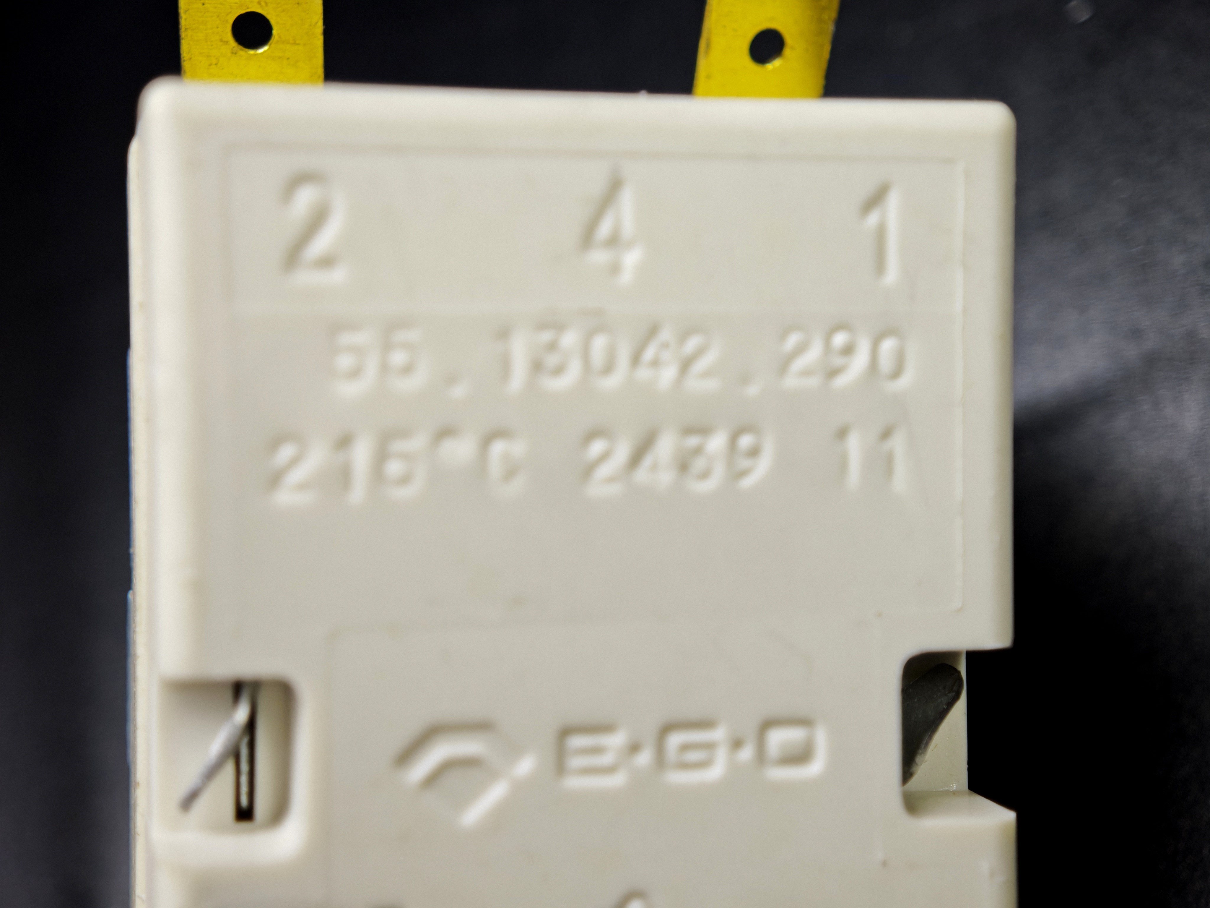 EGO 55.13042.290 Kapiler Termostat 61-215 C Monofaze Sanayi Tipi Fırın Fritöz Rezistans Termostatı