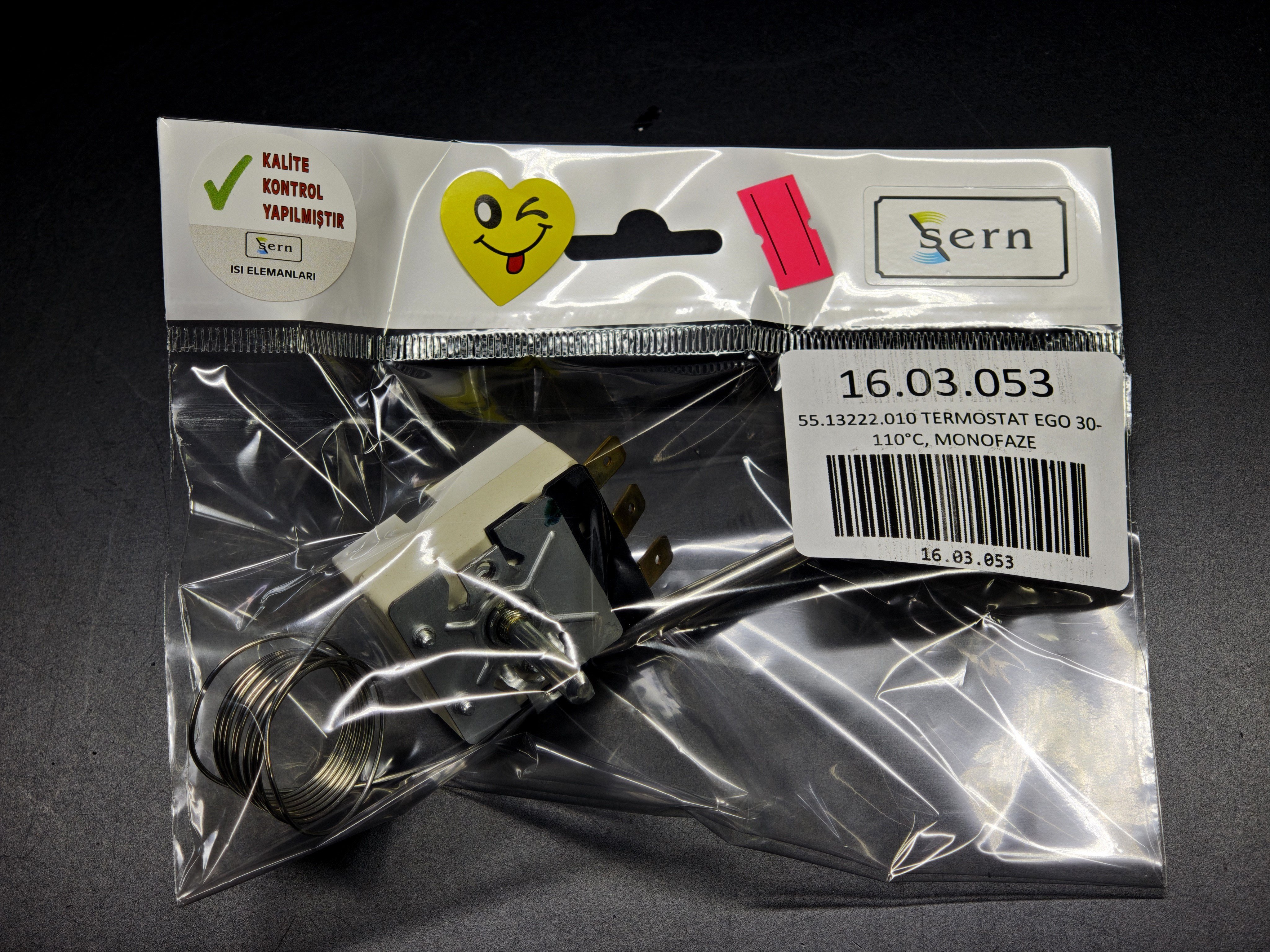 EGO 55.13222.010 30-110°C Monofaze Termostat