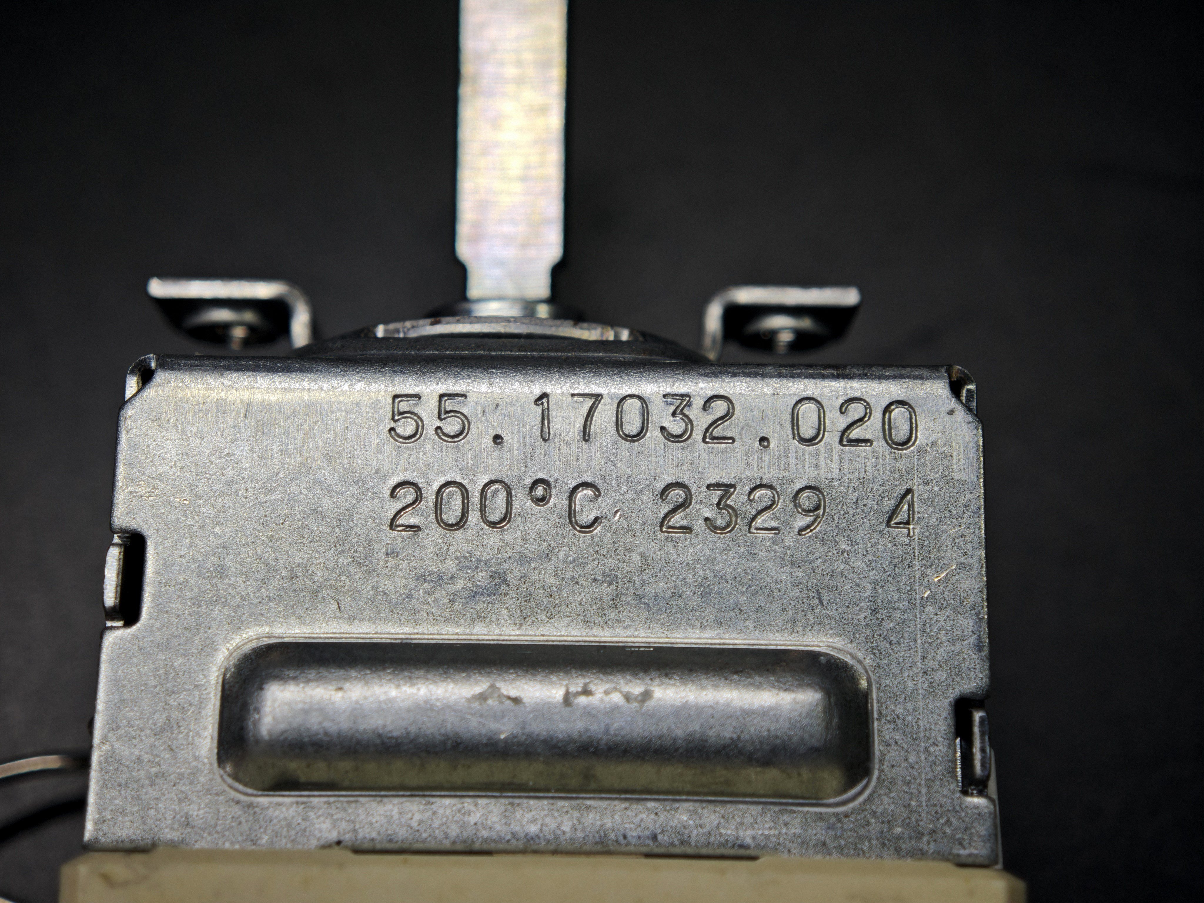 EGO 55.17032.020 Kapiler Termostat 60-200 C Monofaze Sanayi Tipi Fırın Fritöz Rezistans Termostatı