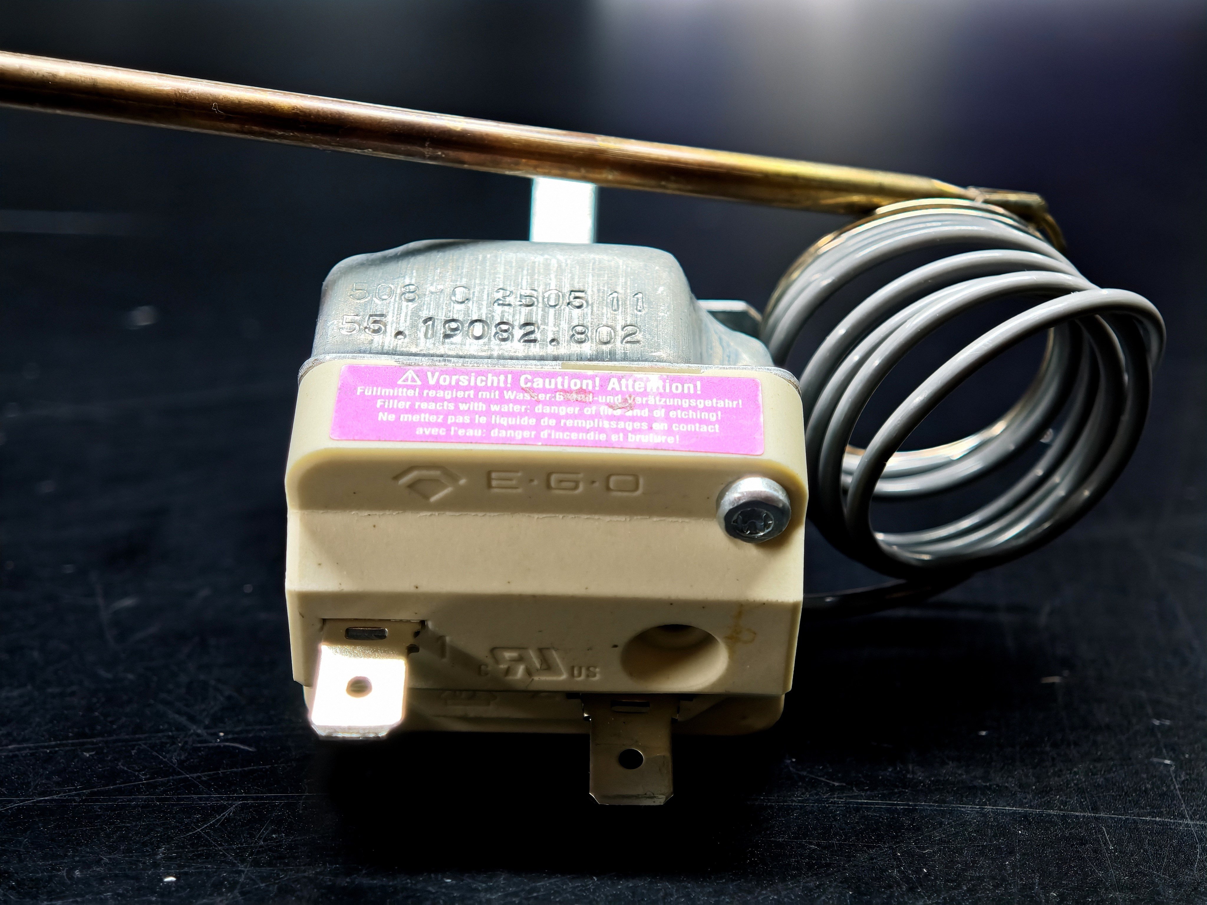 EGO 55.19082.802 70-500°C 2T Termostat 870mm Kapiler Ø3,9×228mm Prob
