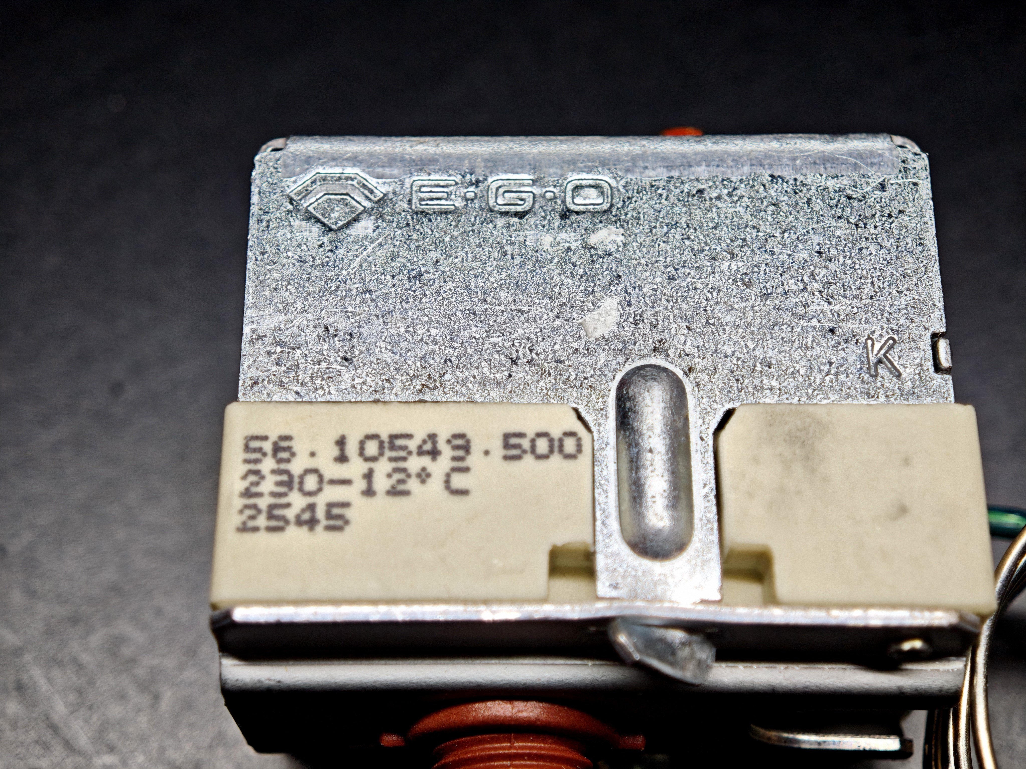 EGO 56.10549.500 230°C Monofaze Limitör Termostat 740mm Kapiler