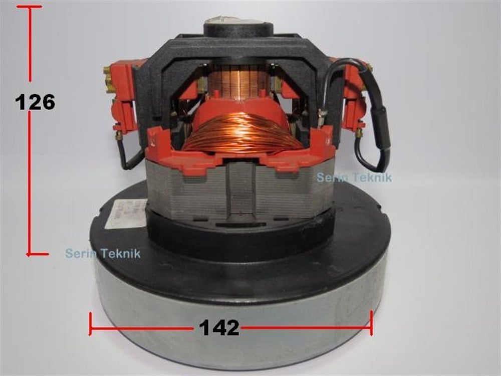 FİSE İtalyan 220V Tek fan Elektrikli Süpürge Motoru