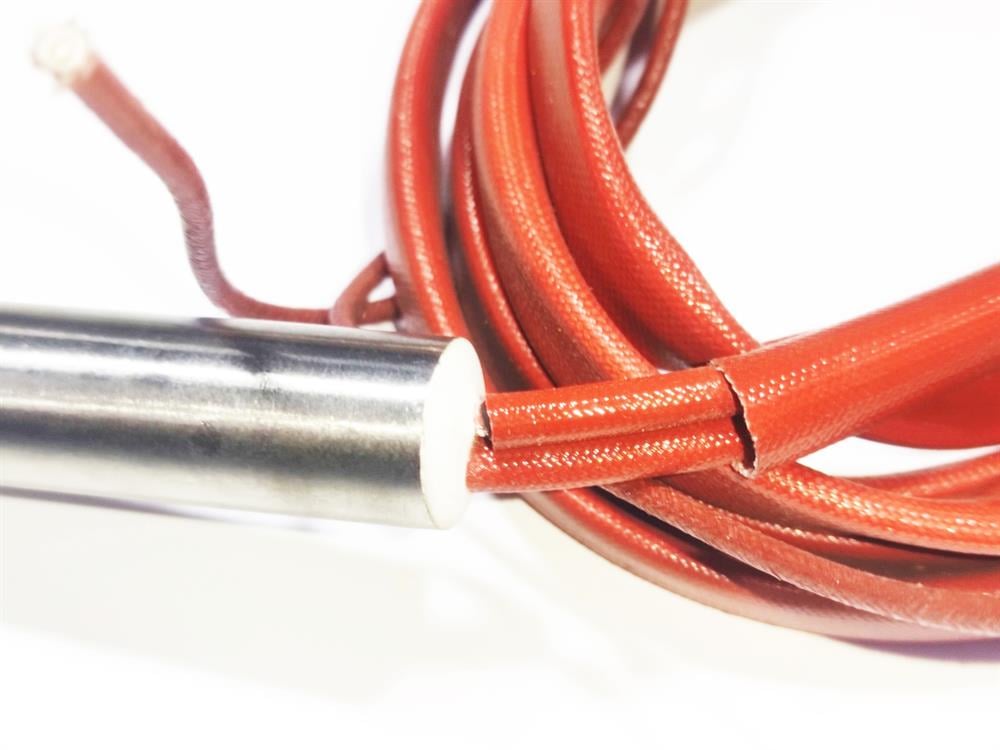 Fişek Isıtıcı Rezistans 13Cm Boy-16Mm Kalınlık-700Watt-220V 2Mt Kablolu