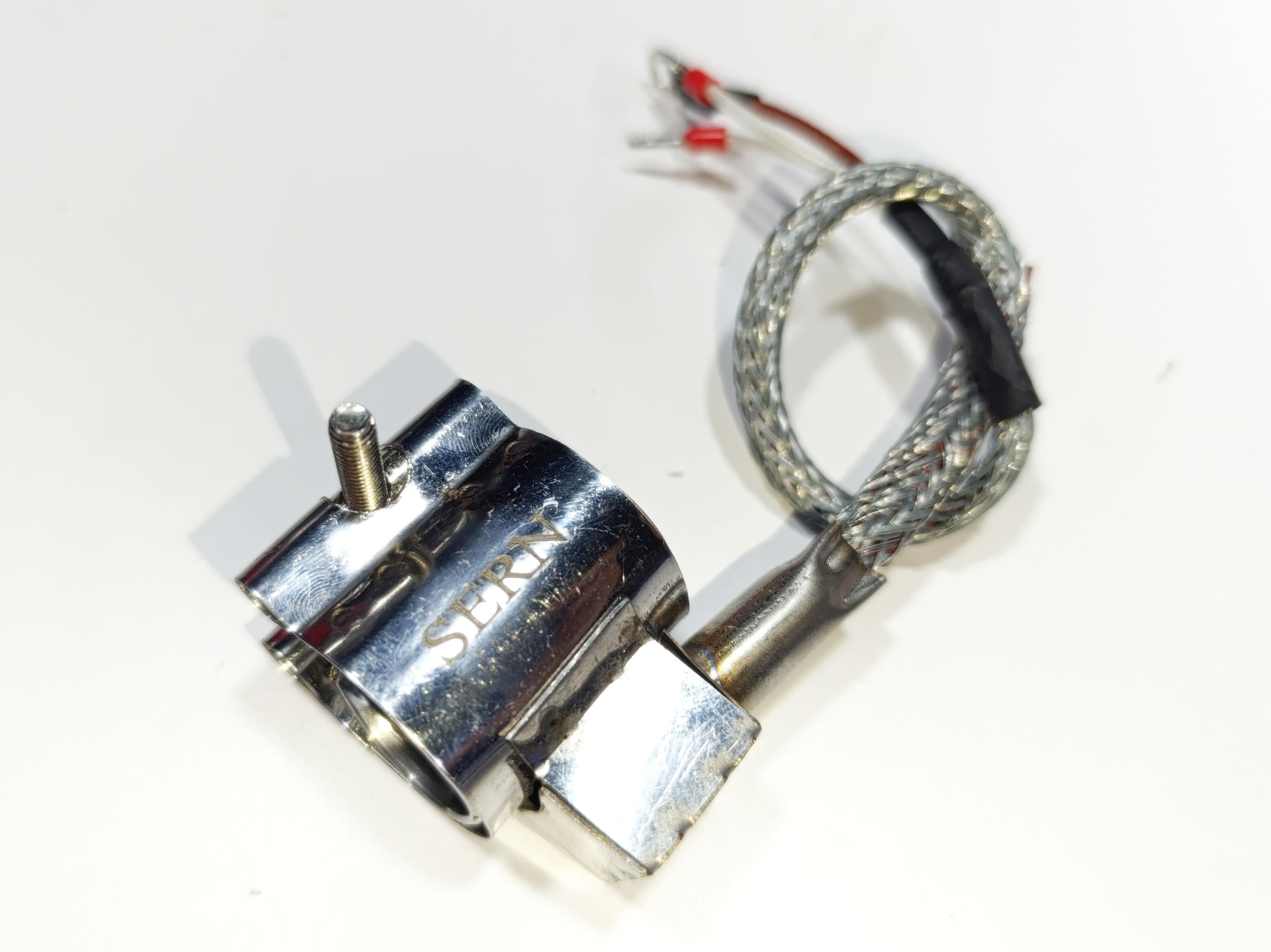 Kelepçe Meme Rezistans 25mm Çap-35mm Boy-110W-230V Zırhlı Kablolu
