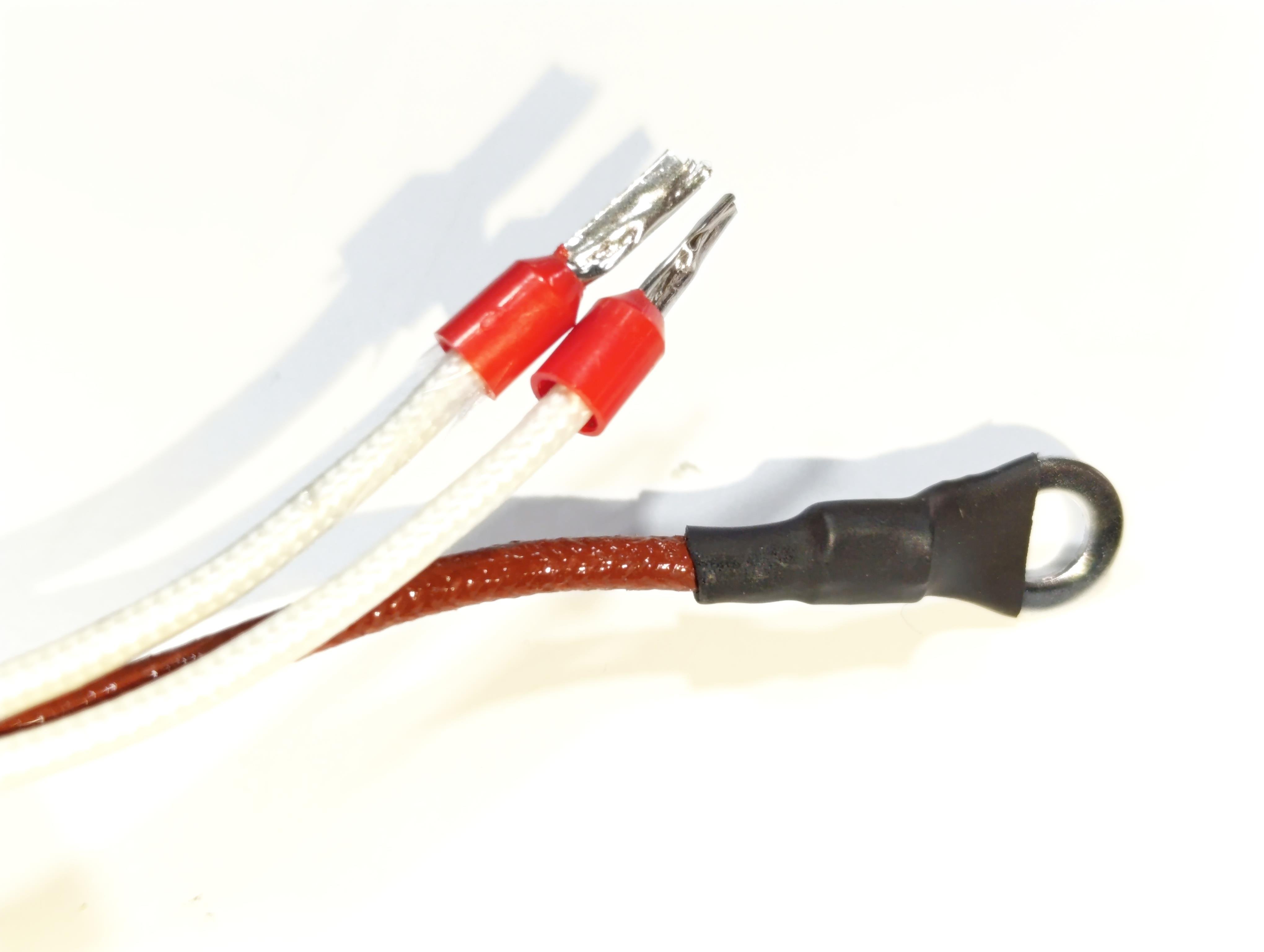 Kelepçe Meme Rezistans 25mm Çap-50mm Boy-160W-230V Zırhlı Kablolu