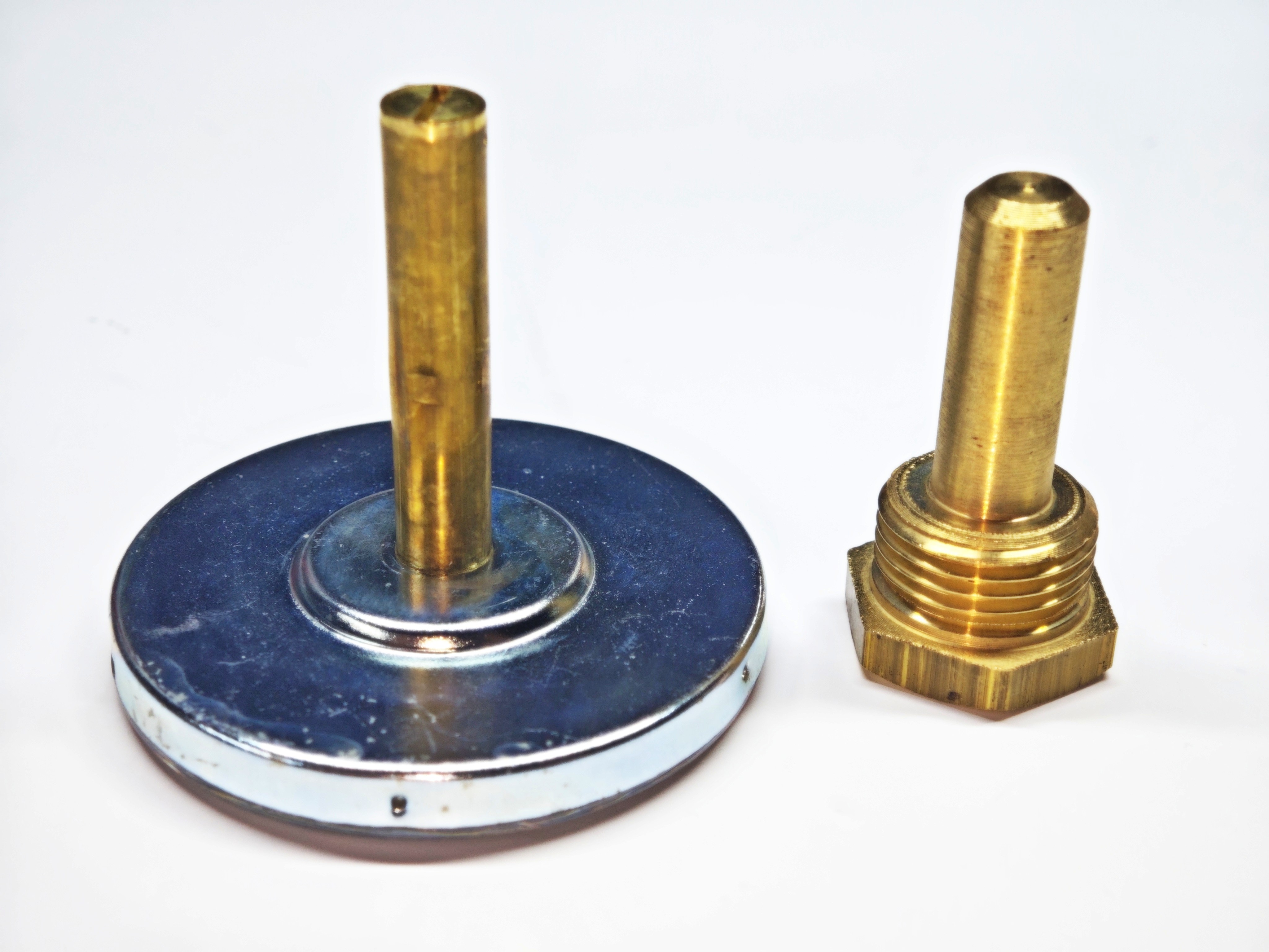 MILTHERM Bi-Metal Termometre 0/+120°C Ø63mm 5cm Arka Bağlantı G1/2