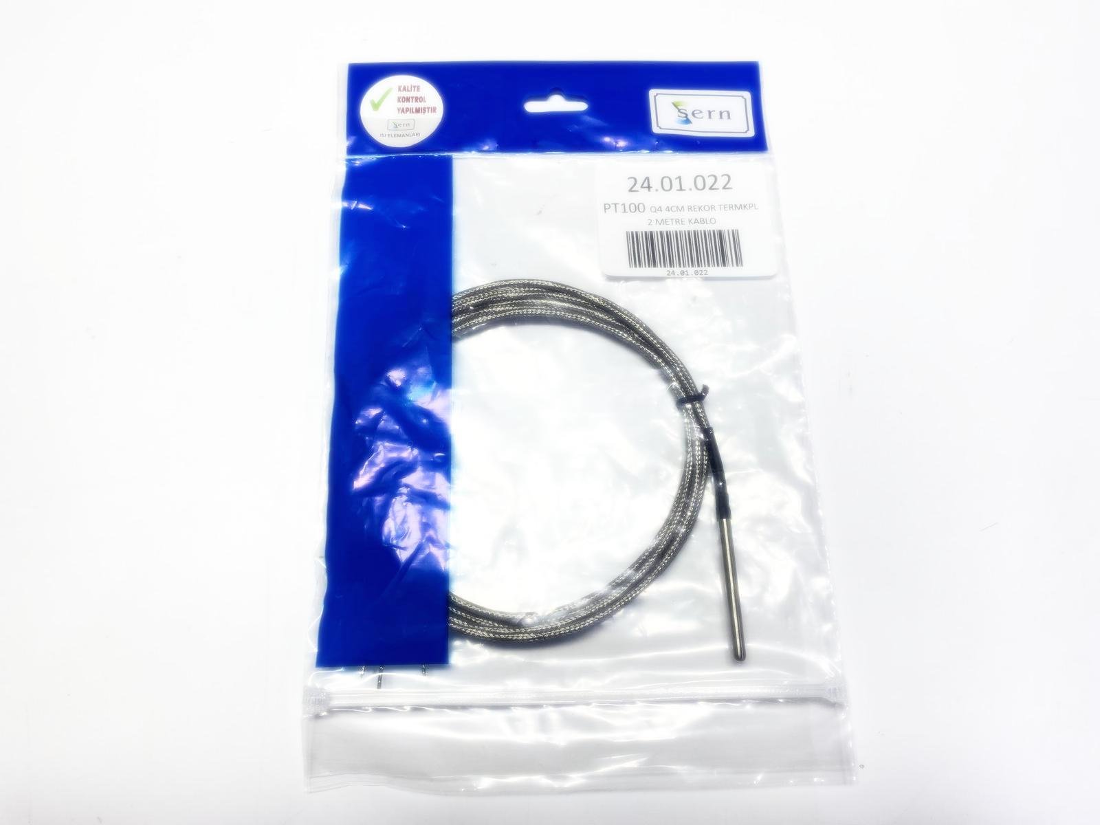 PT100 Q4 Kalınlık 4cm uzunluk 2mt kablolu