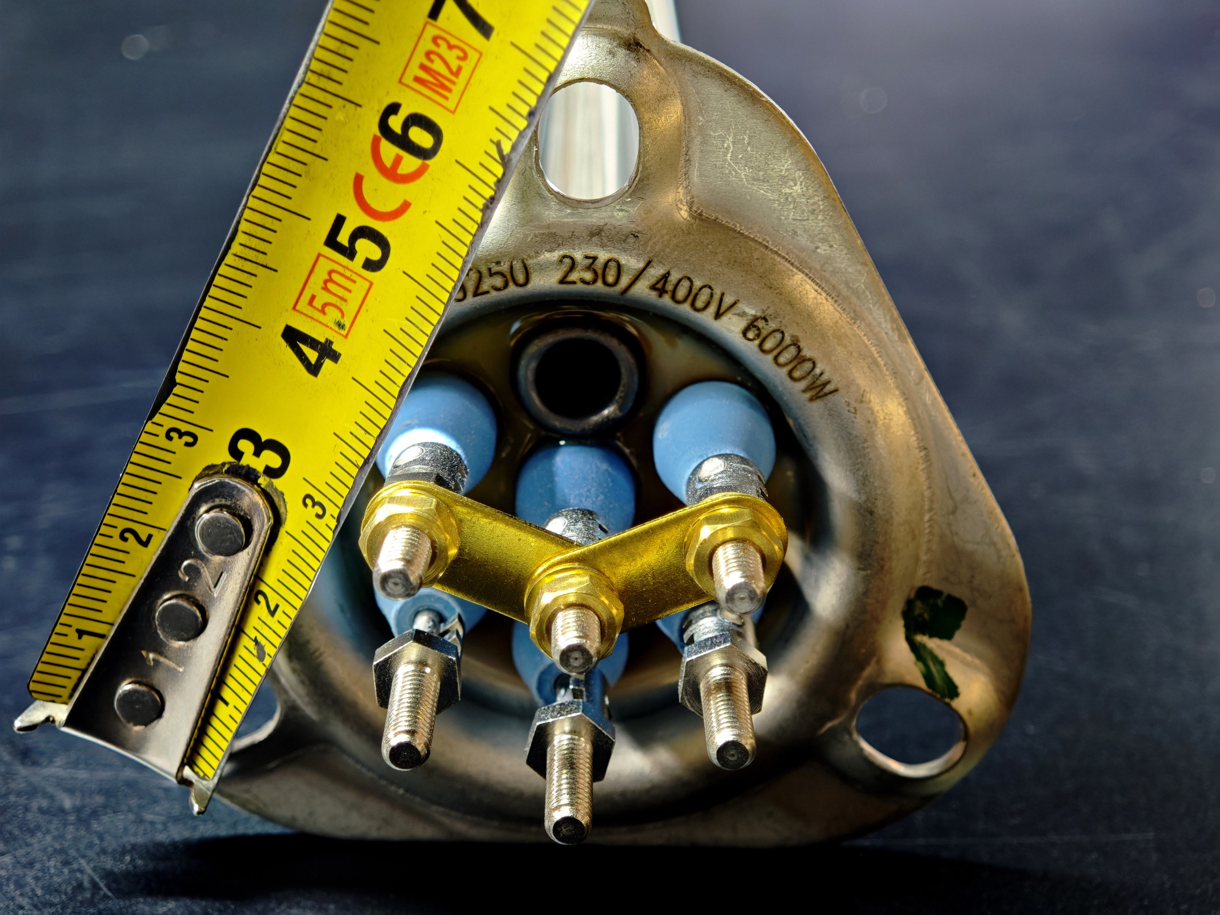 Rica R 5259250 CR304 Üçgen Kafa Rezistans 230V 400V 6000W Metrik Vida Kovanlı 35 cm Sanayi Tipi Isıtıcı