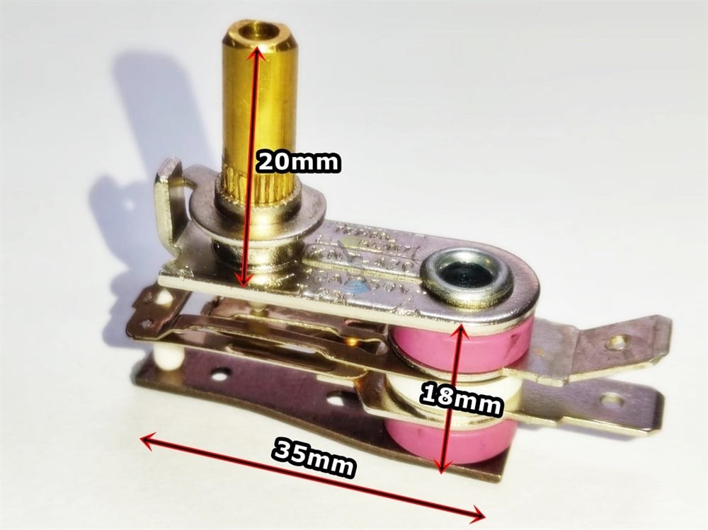 Semaver, Ocak ve Tost Makinesi  binetal termostat 10A 250 Derece