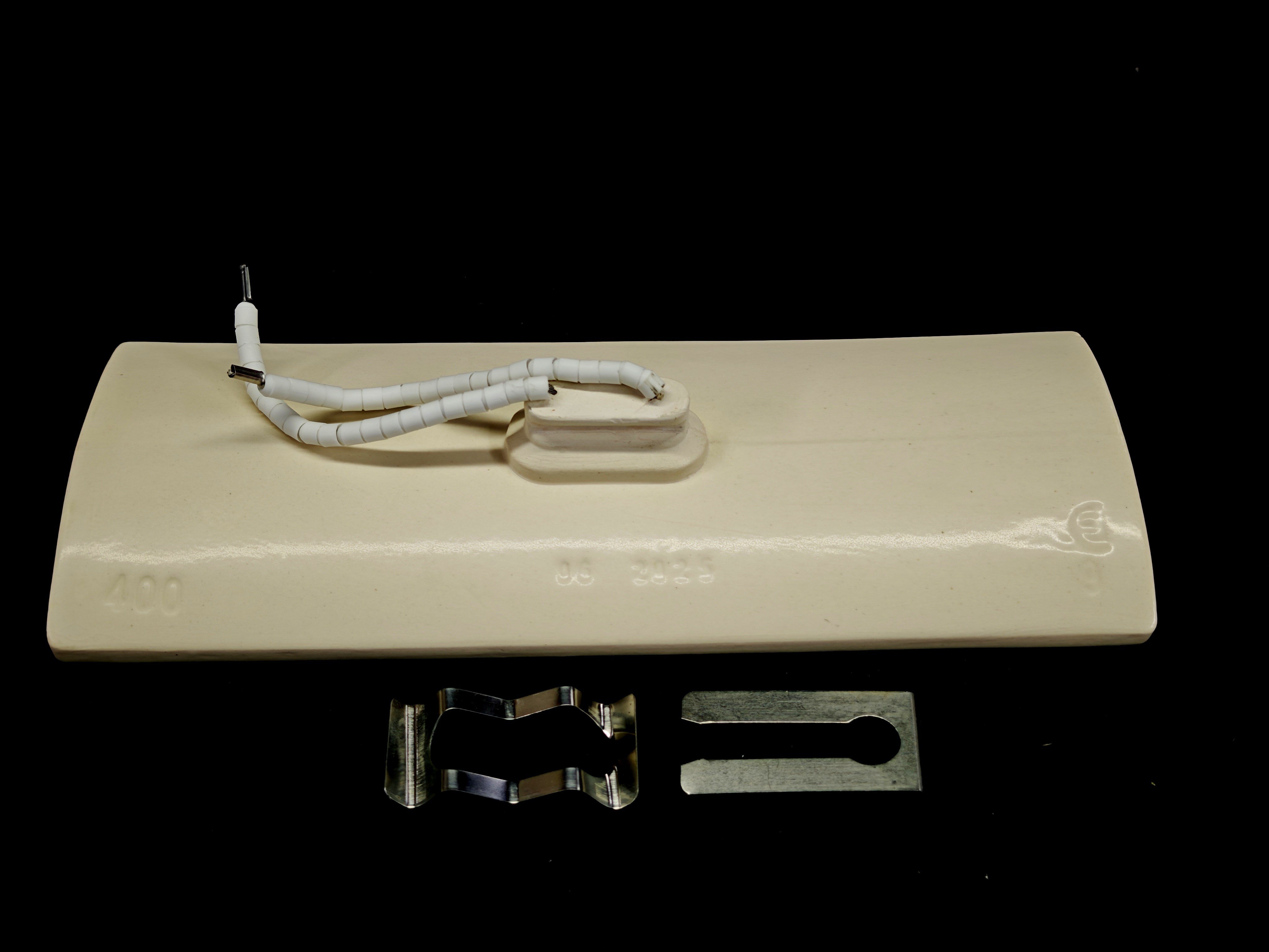 SERN 245x100mm 400W 230V Beyaz LSC Model Konkav İnfrared Seramik Isıtıcı Rezistans