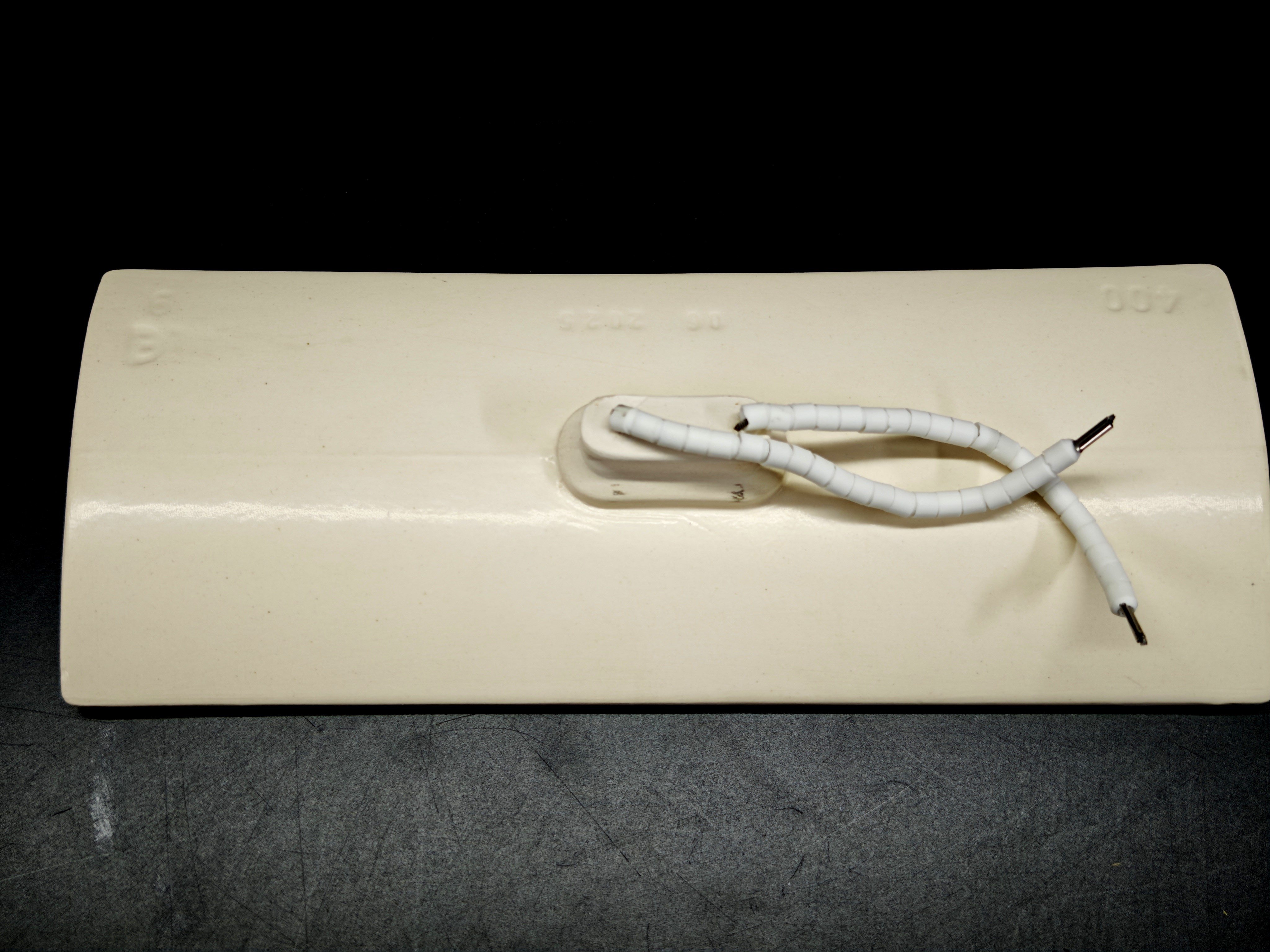 SERN 245x100mm 400W 230V Beyaz LSC Model Konkav İnfrared Seramik Isıtıcı Rezistans