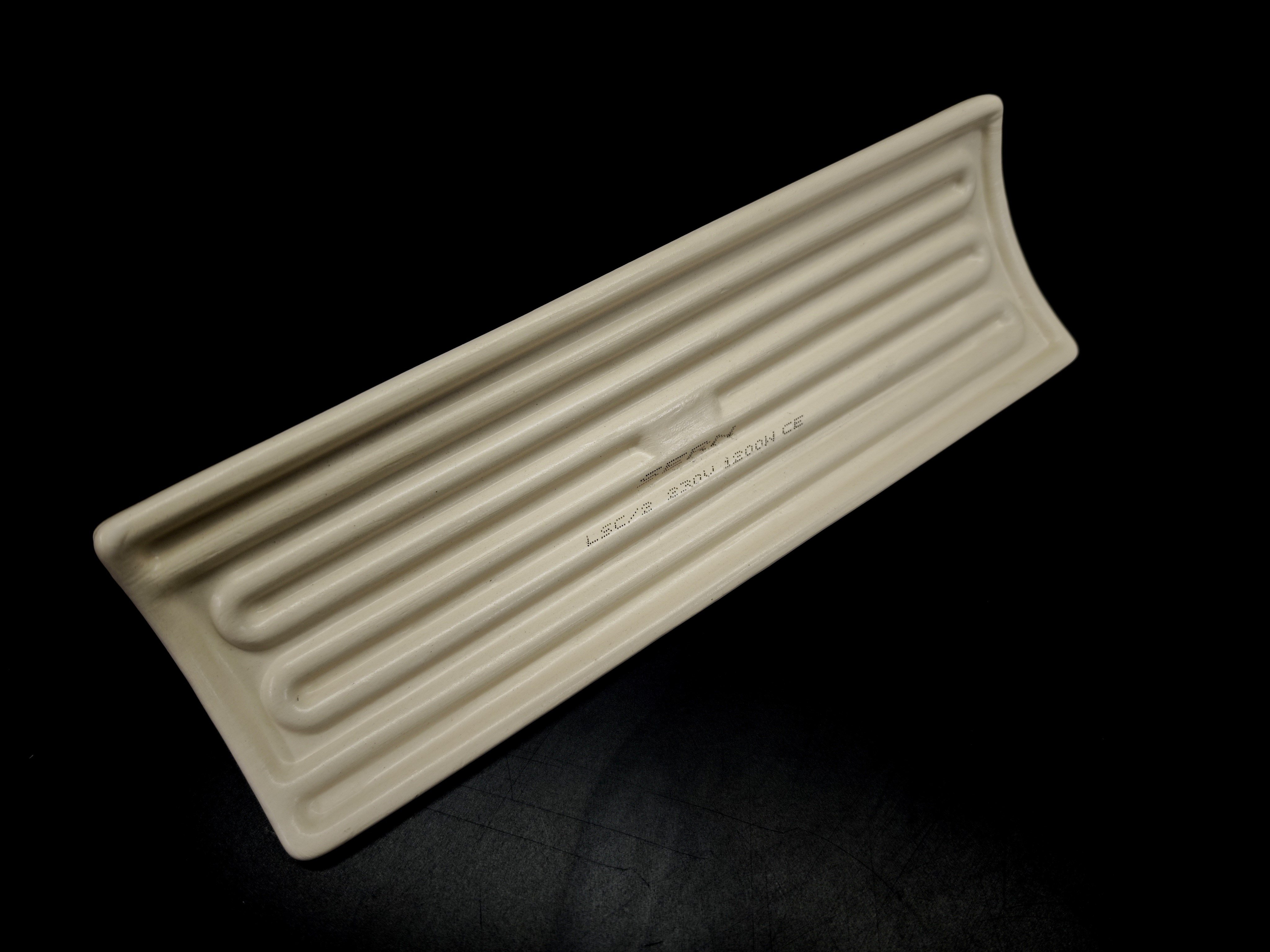 SERN 245x80mm 1200W 230V Beyaz LSC/2 Model Konkav İnfrared Seramik Isıtıcı Rezistans