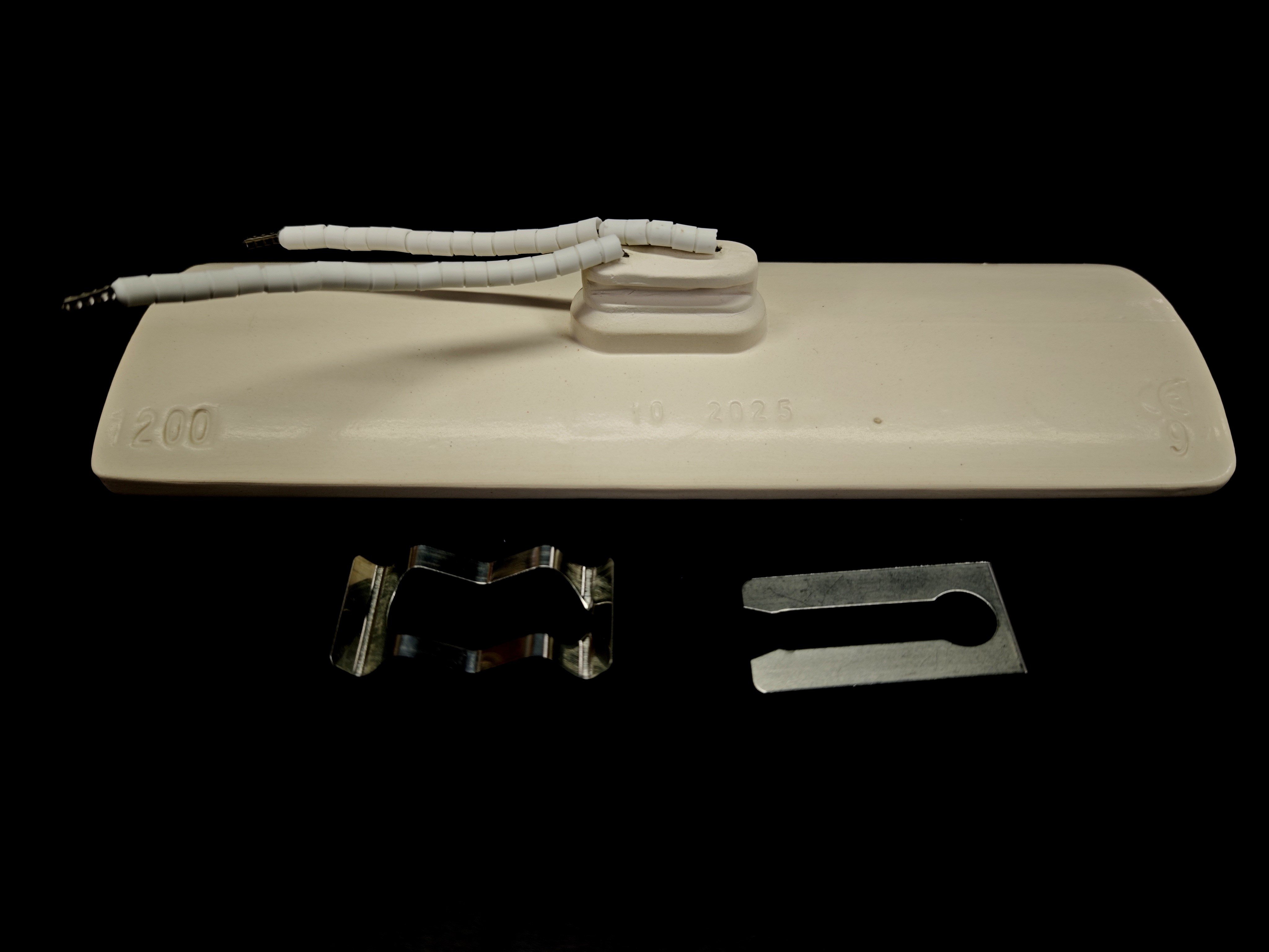 SERN 245x80mm 1200W 230V Beyaz LSC/2 Model Konkav İnfrared Seramik Isıtıcı Rezistans