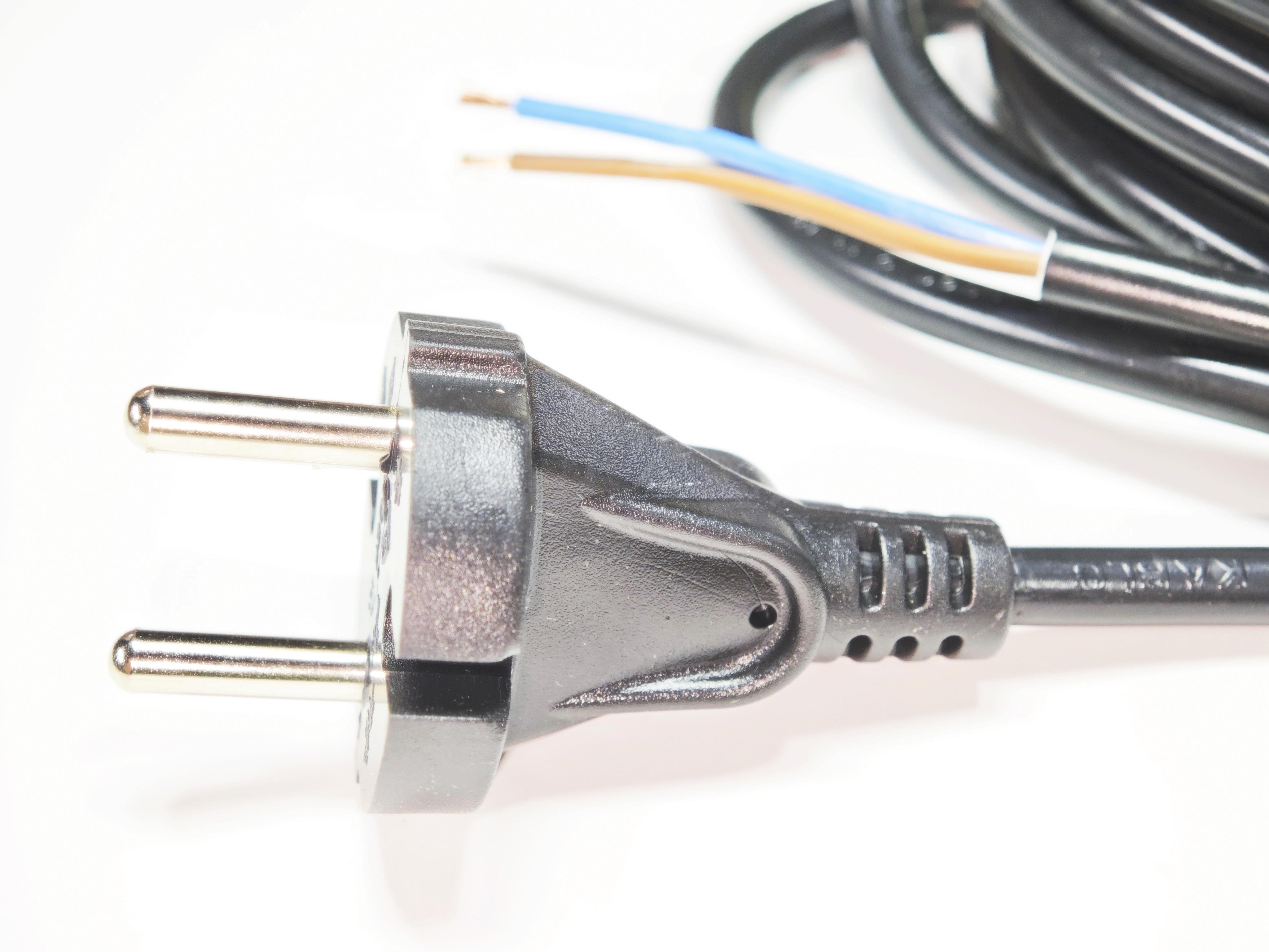 Sern Elektrikli Süpürge Enerji Kablosu 5 Metre 2x0,75mm² Bakır 230V
