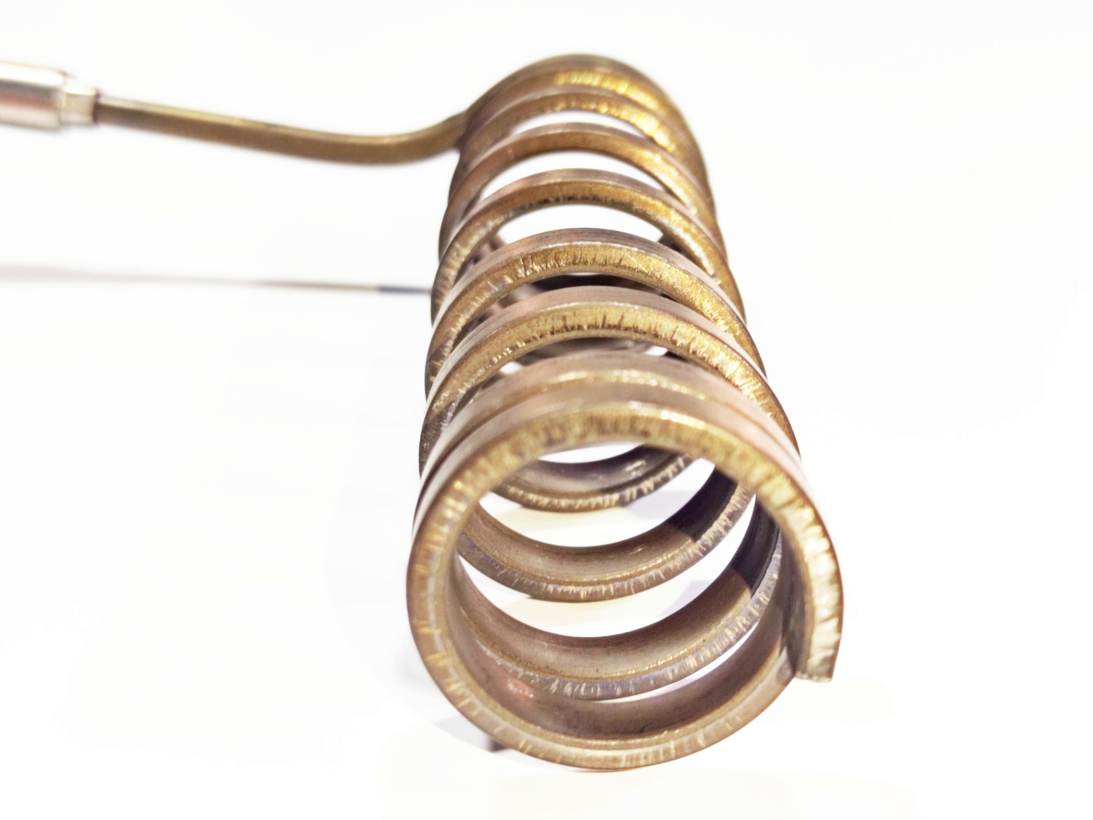 Spiral Isıtıcı Rezistans 100mm Boy-22mm Çap-550W-230V 2Mt Kablolu