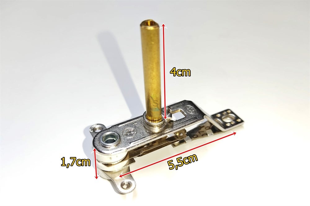 Ütü Termostadı, Bimetal, vidalı,  uzun paso
