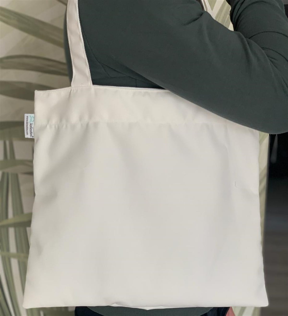 10LU OLARAK-ÇOK AMAÇLI BEYAZ BEZ ÇANTA-3540